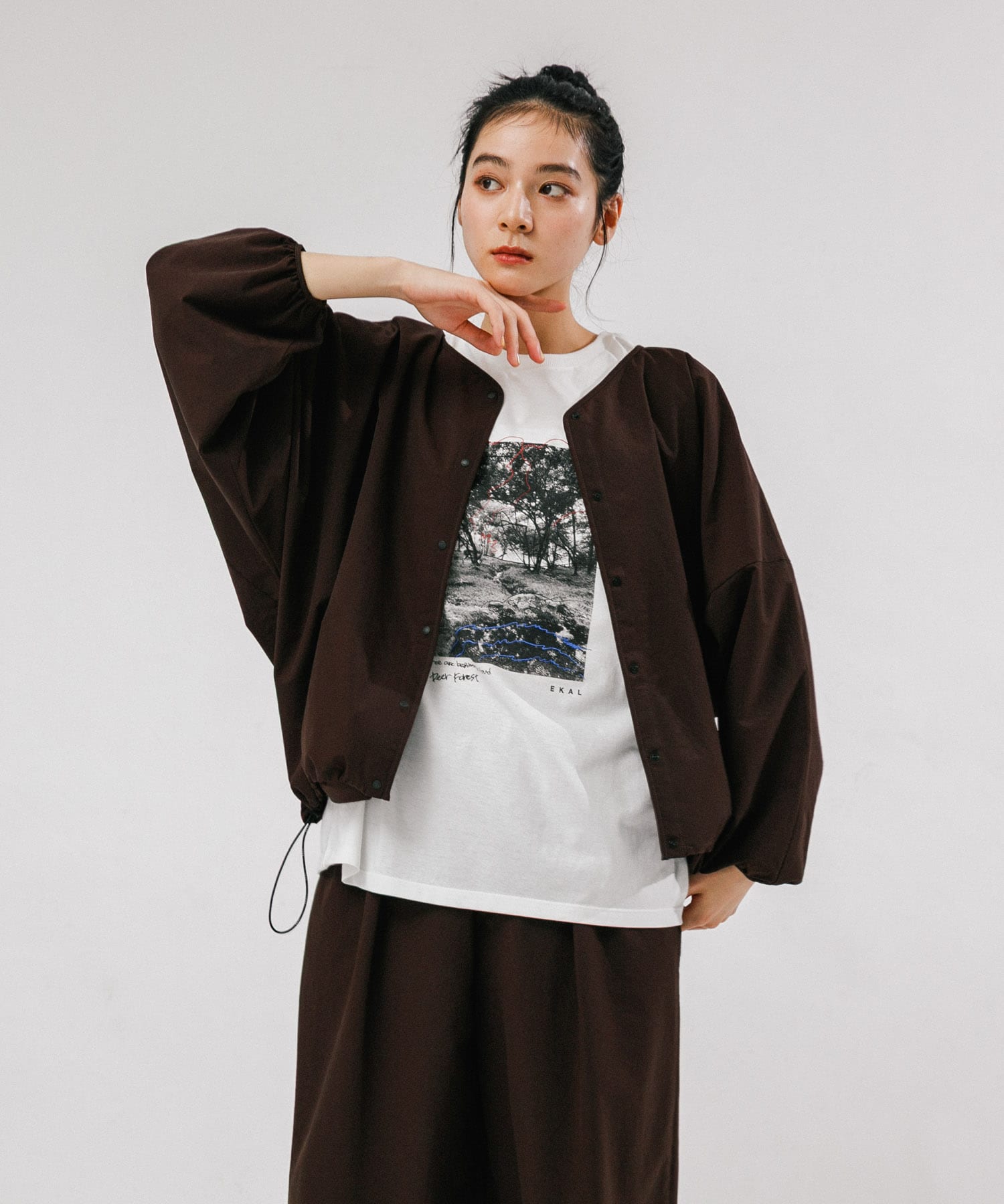 身長：168cm サイズ：one