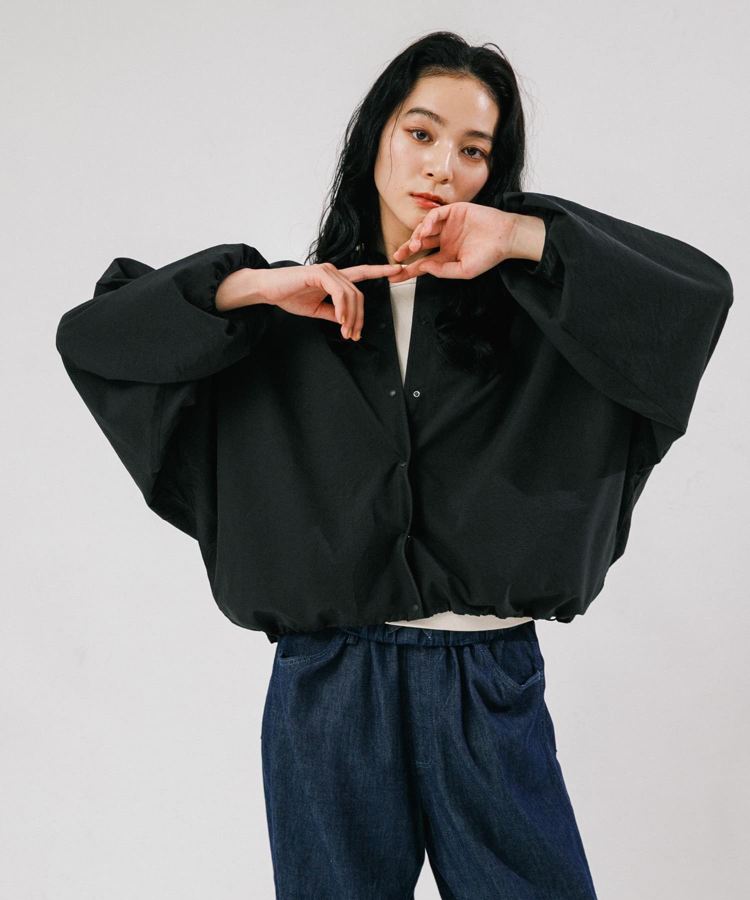 身長：168cm サイズ：one