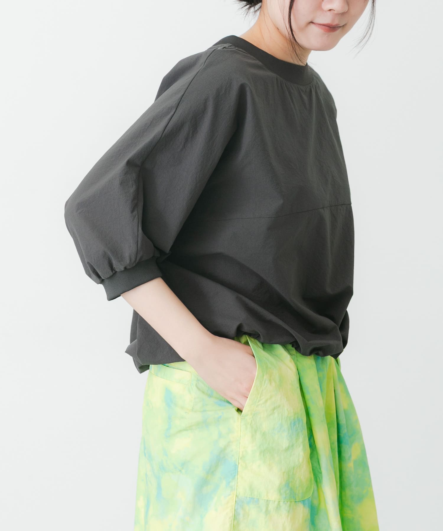 身長：169cm サイズ：one