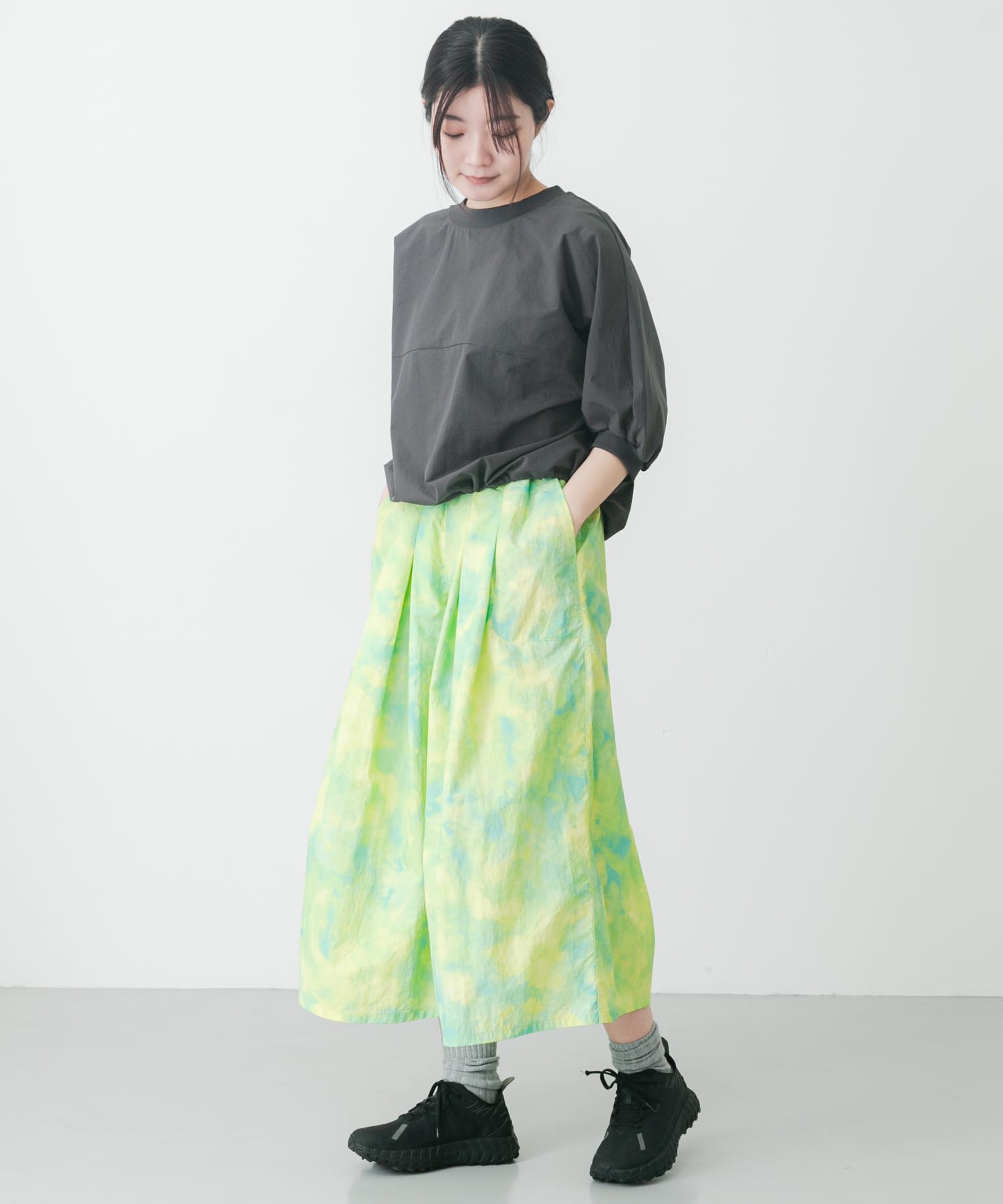 身長：169cm サイズ：one