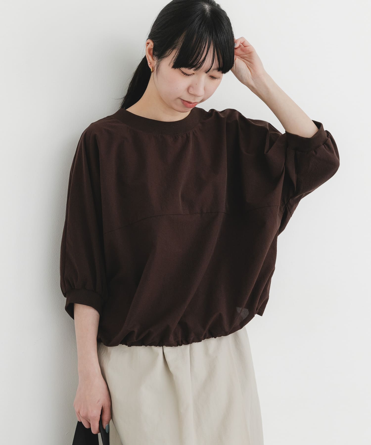 身長：161cm サイズ：one