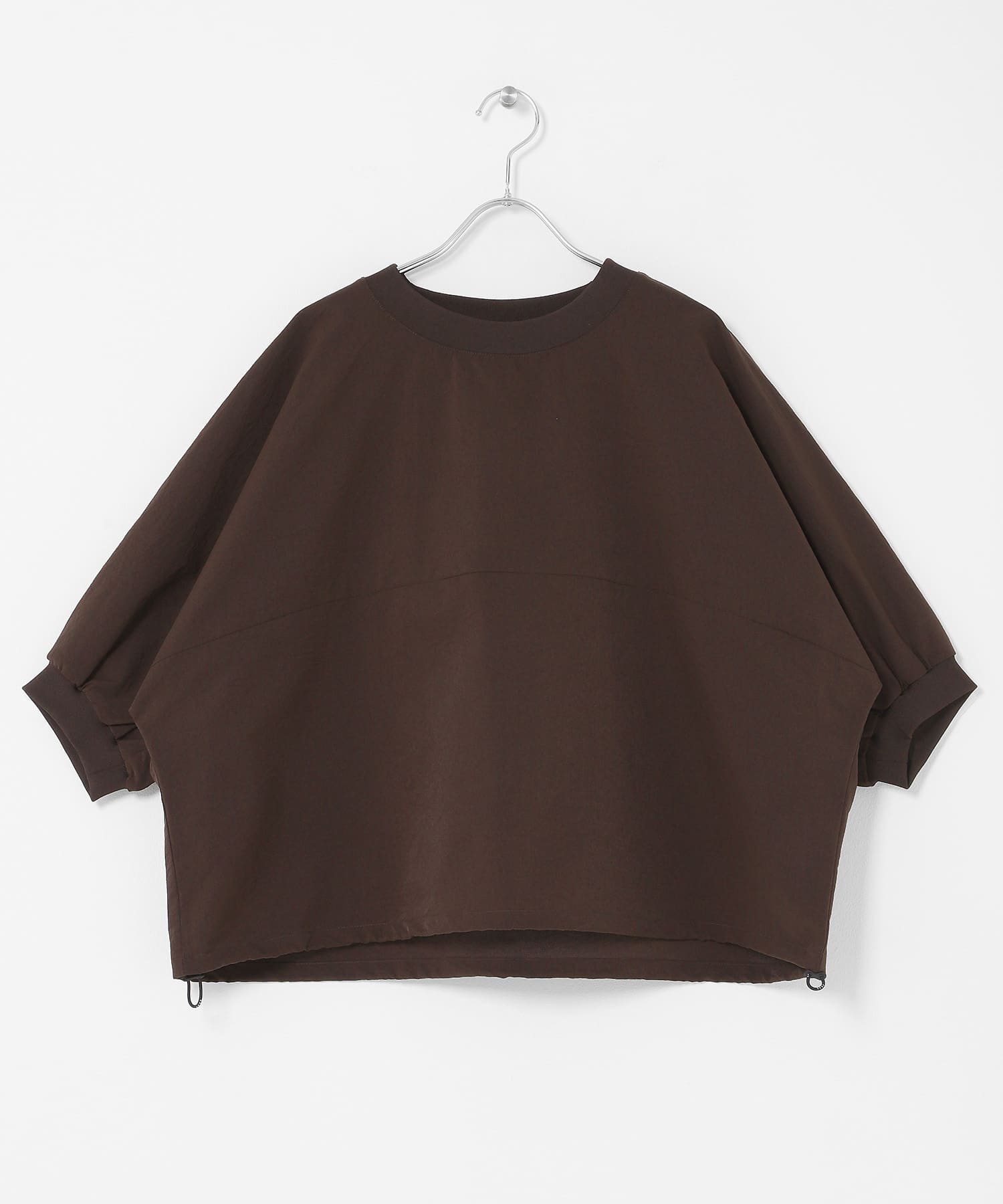 DOT AIR SHORT-SLEEVE PULLOVER ブラウン One