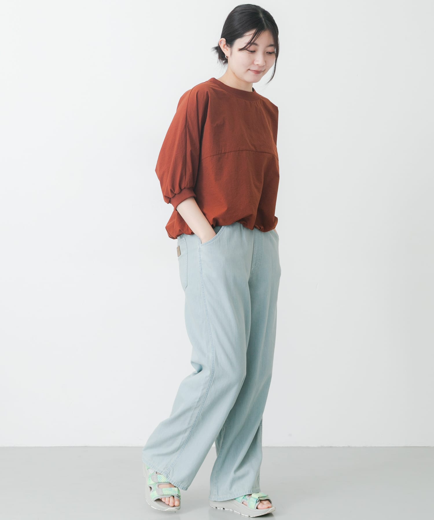 身長：169cm サイズ：one