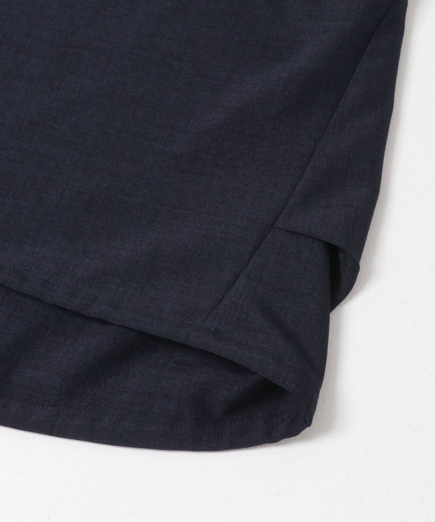 『UR TECH DRYLUXE』ハイツイストフレンチスリーブブラウス ネイビー One