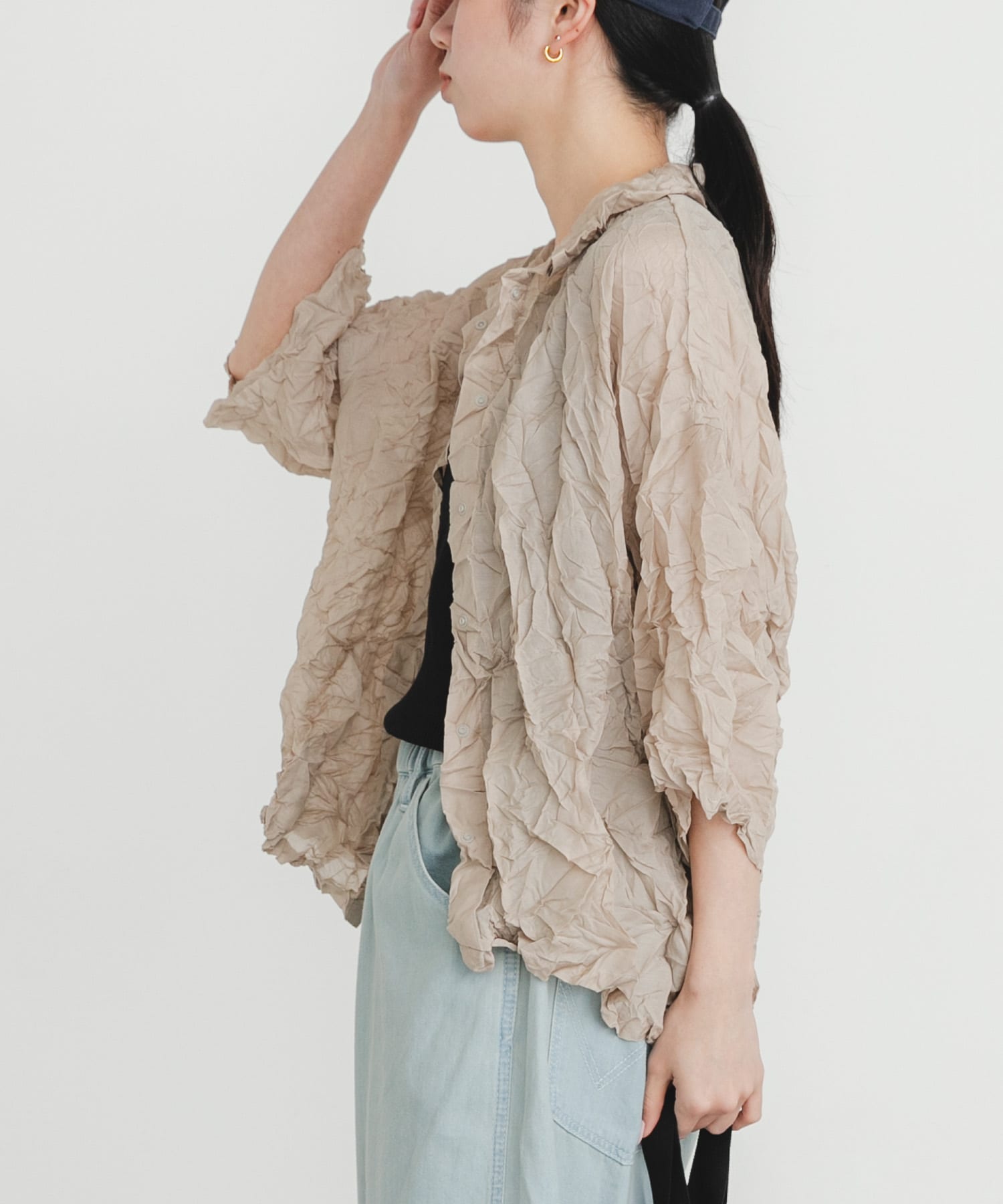 身長：161cm サイズ：one