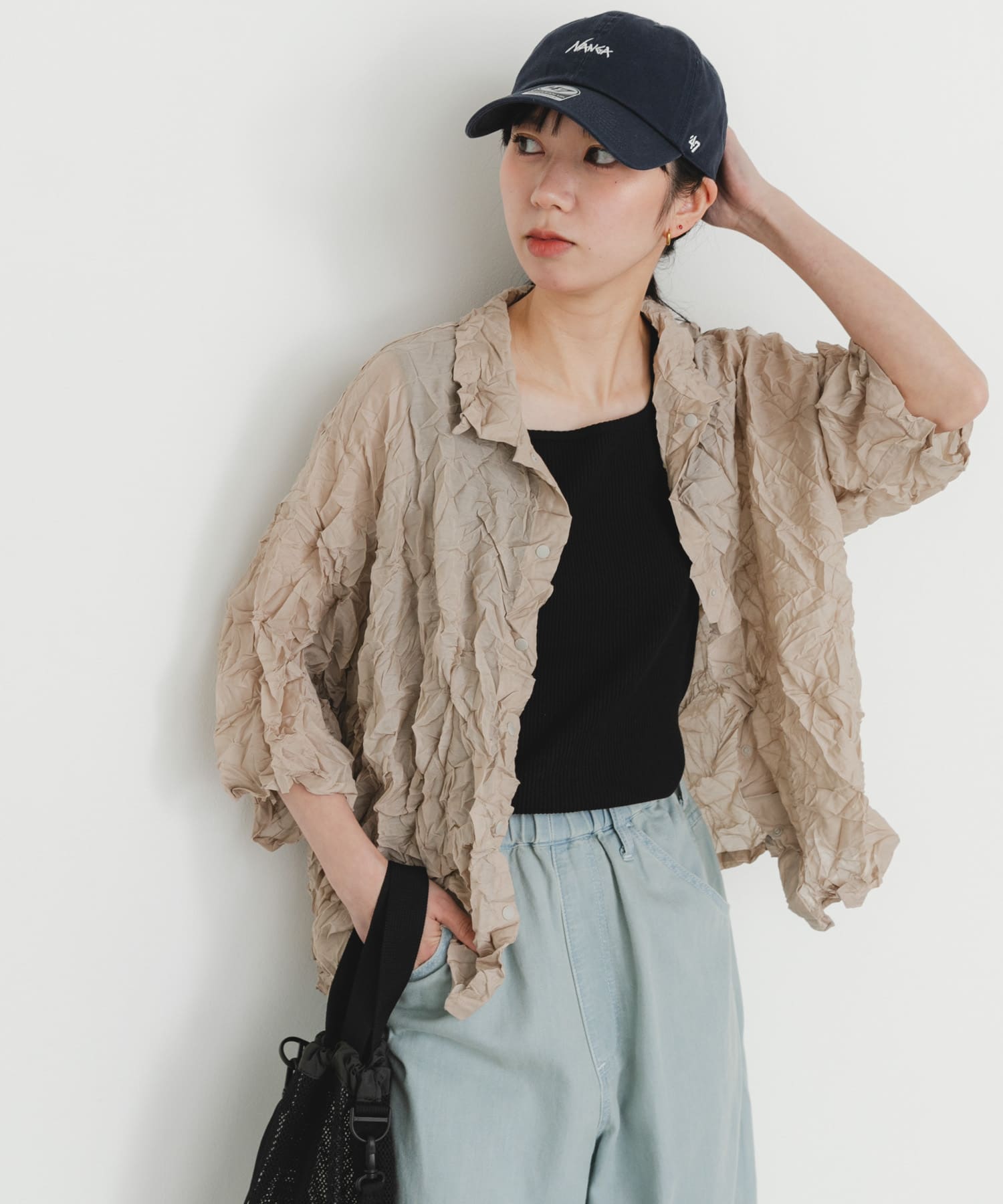 身長：161cm サイズ：one