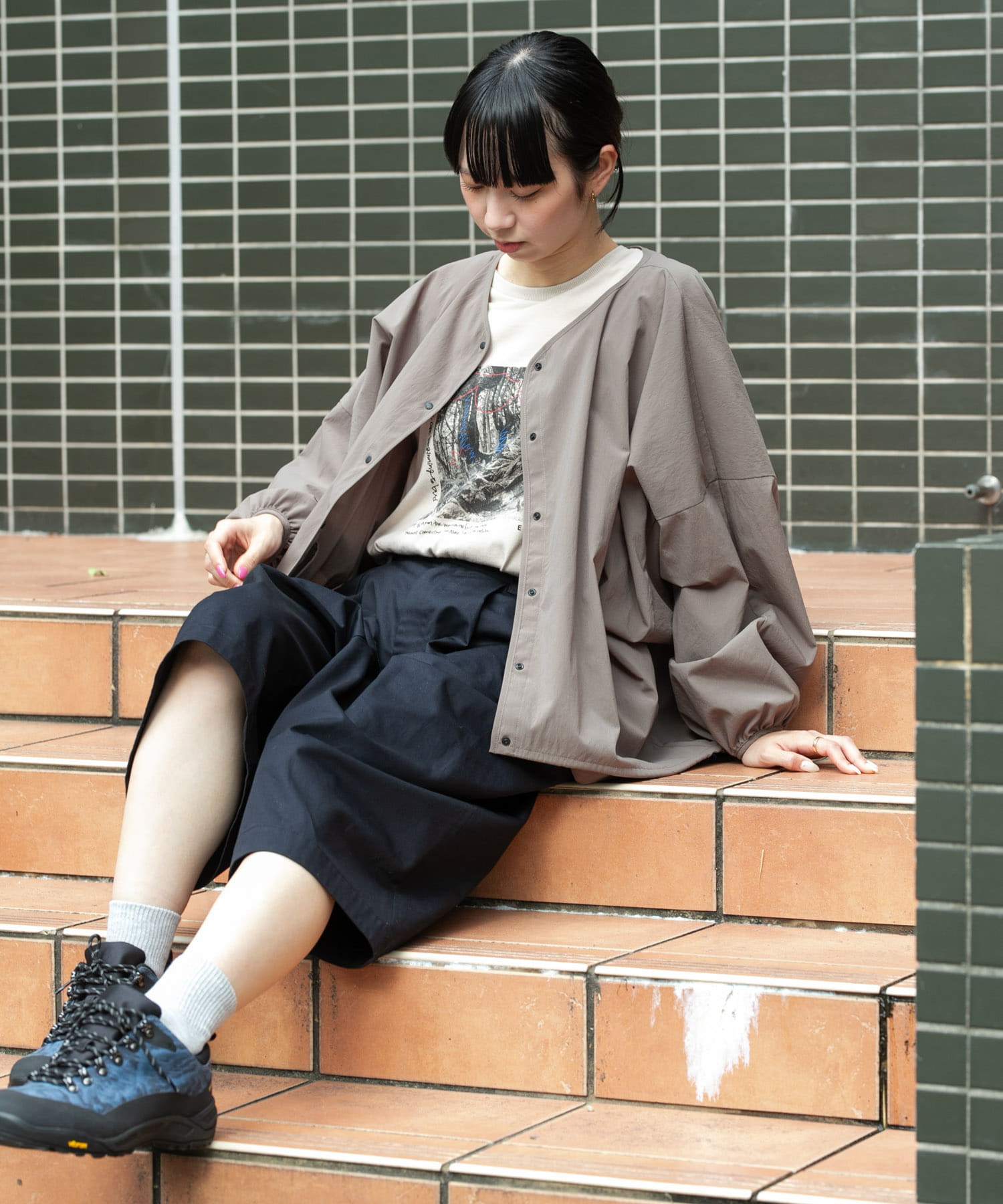 速乾/通気性』DOT AIR CARDIGAN(One グレージュ): トップス｜URBAN