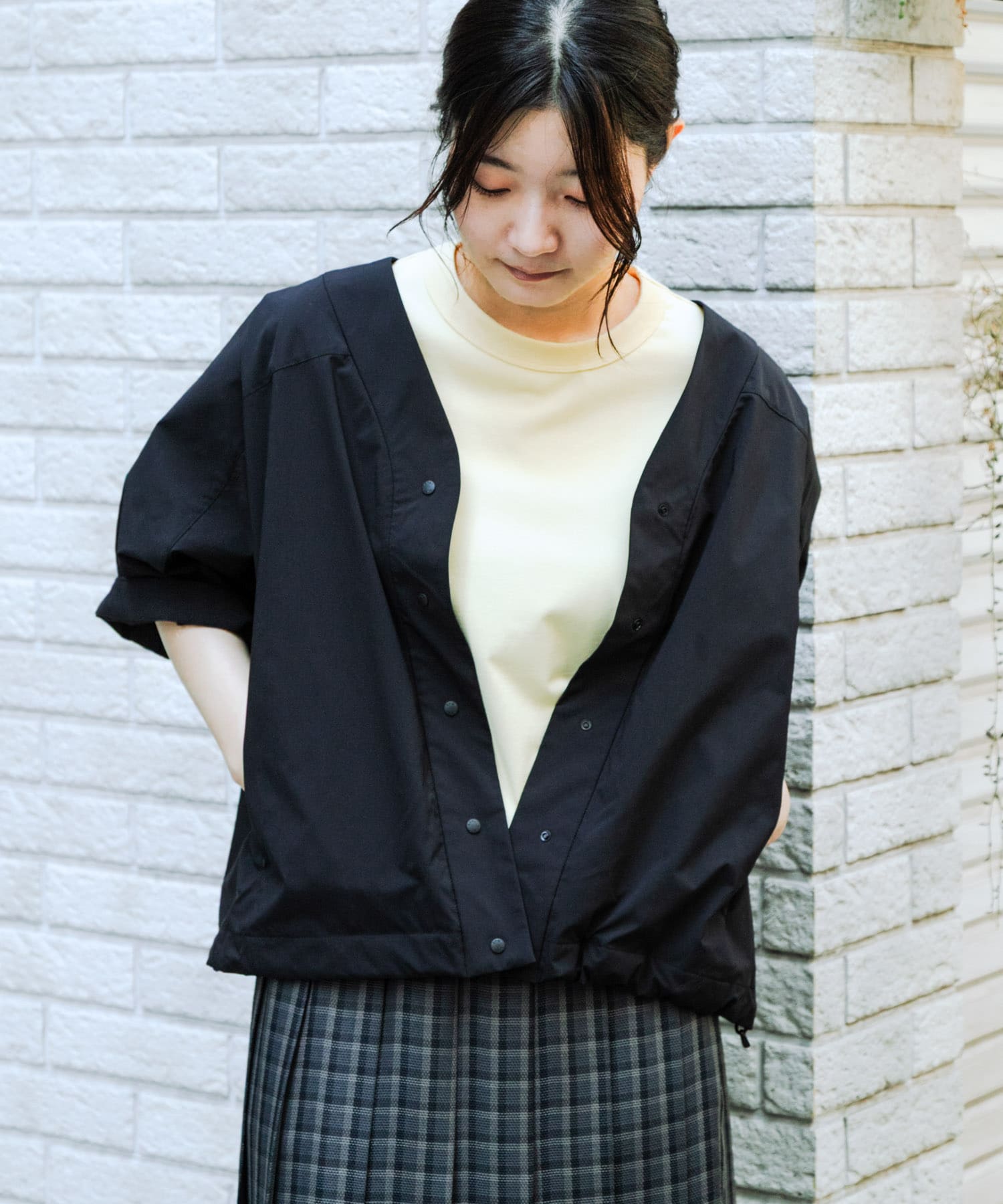 身長：169cm サイズ：one