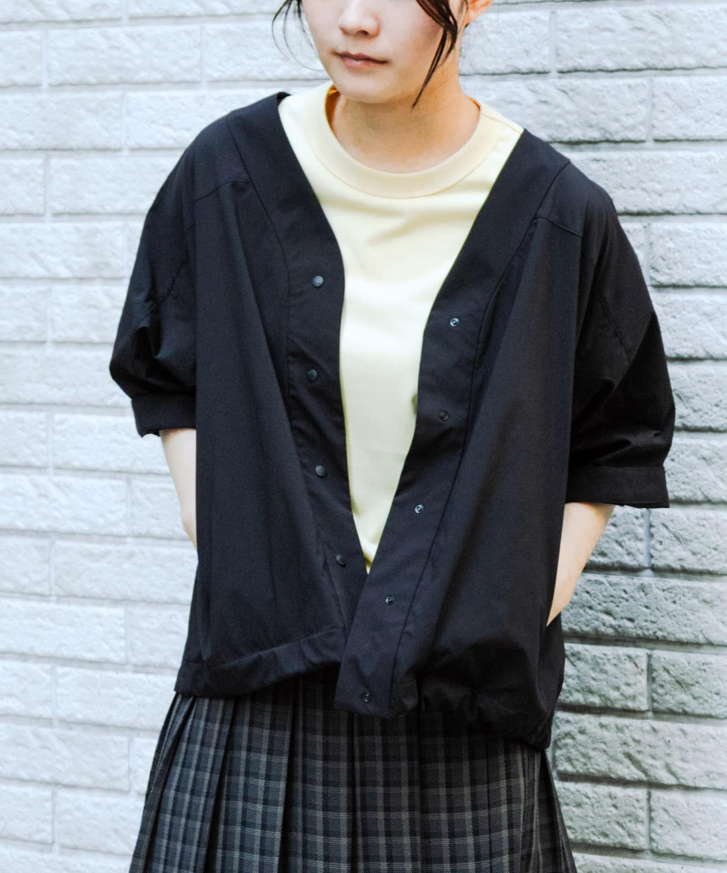身長：169cm サイズ：one