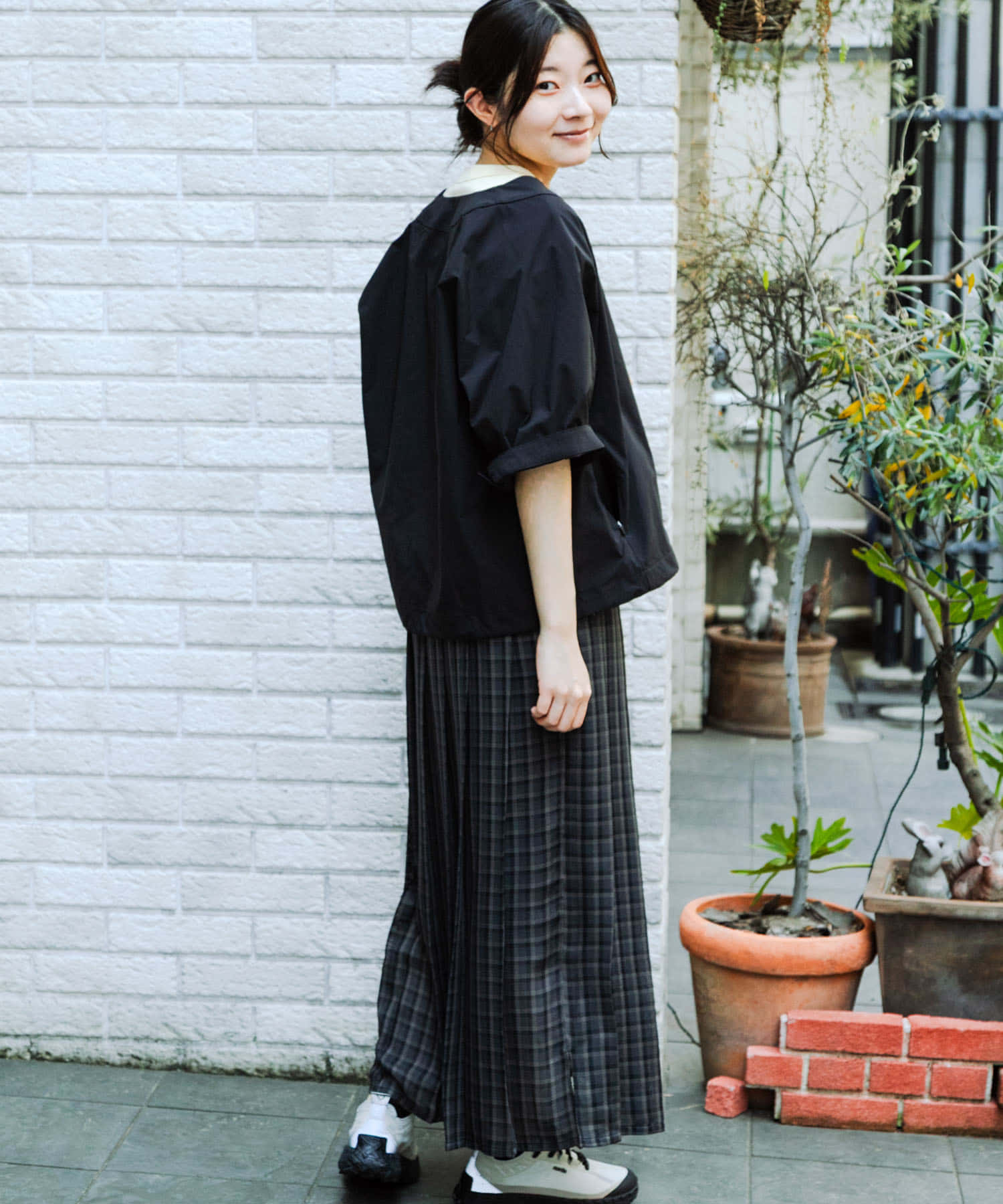 身長：169cm サイズ：one