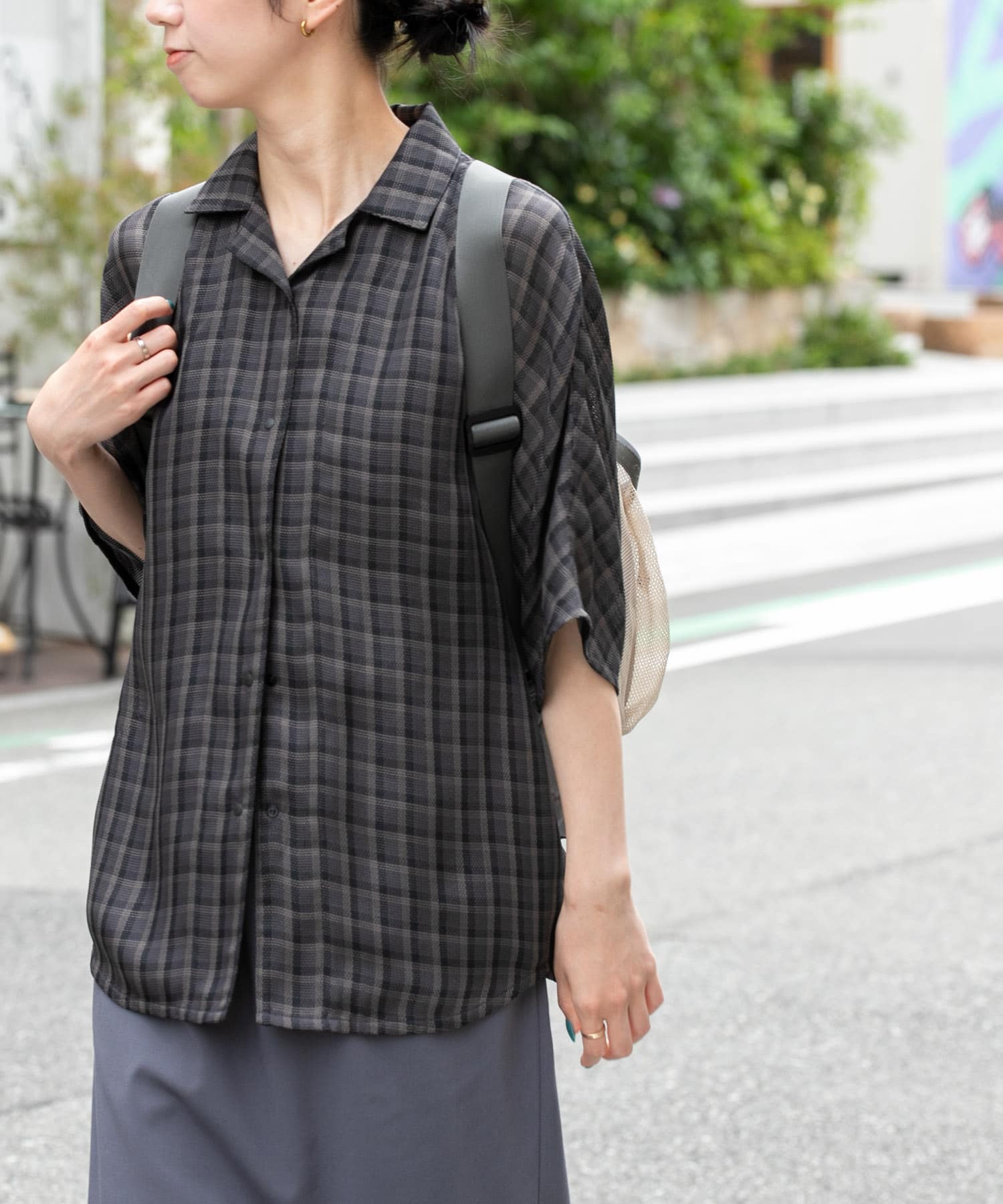未使用 SHARE SPRIT シェアスピリット チェックシャツ 52 XL SHARE