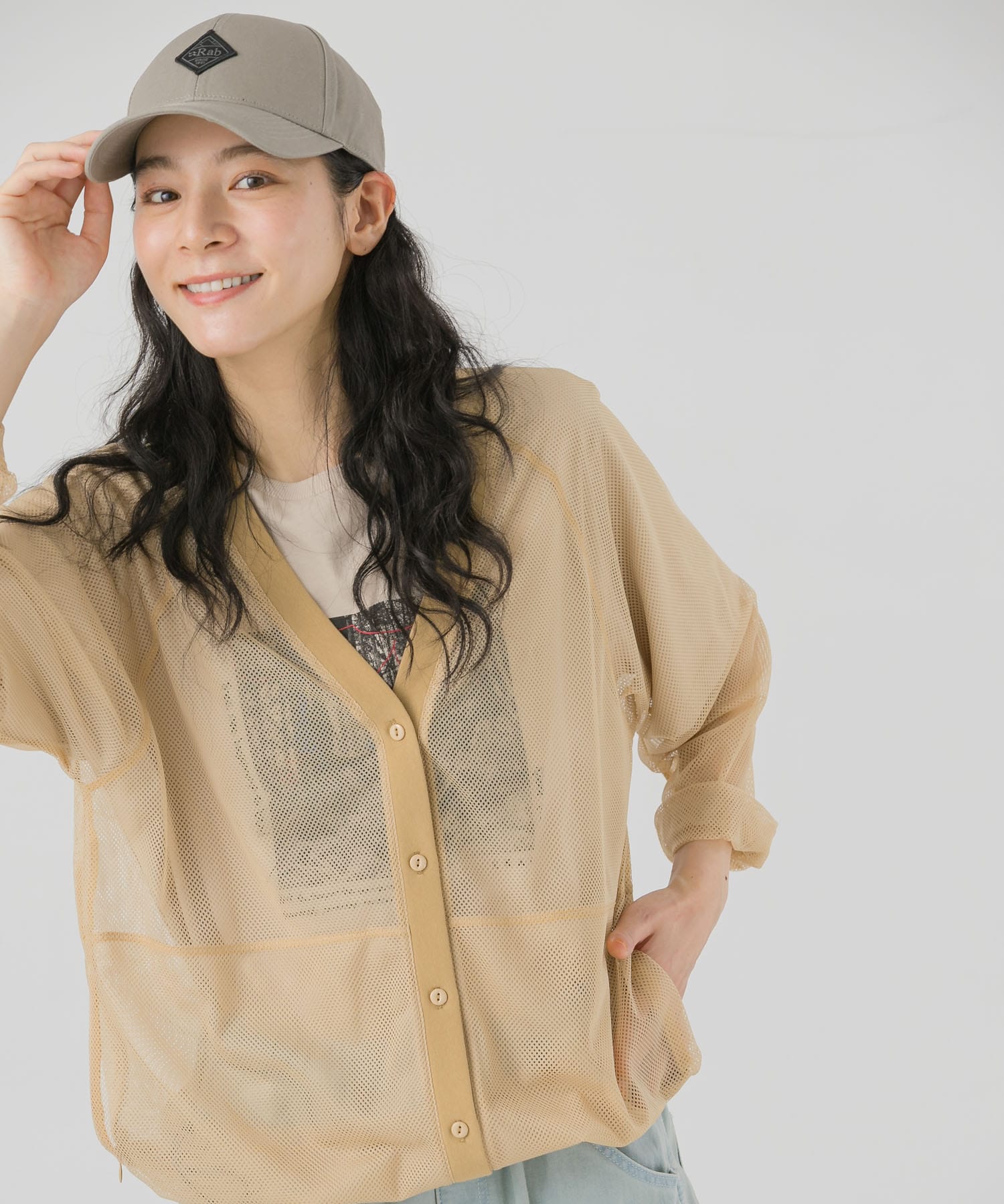 身長：168cm サイズ：one