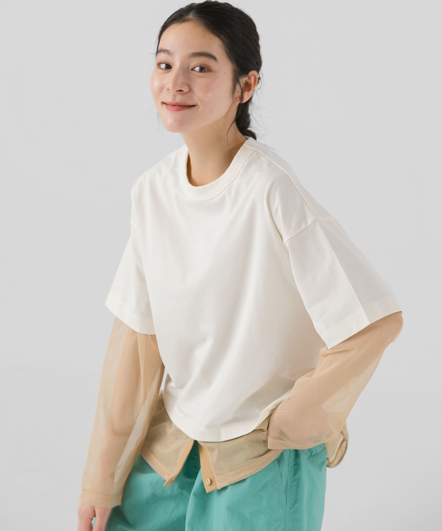 身長：168cm サイズ：one