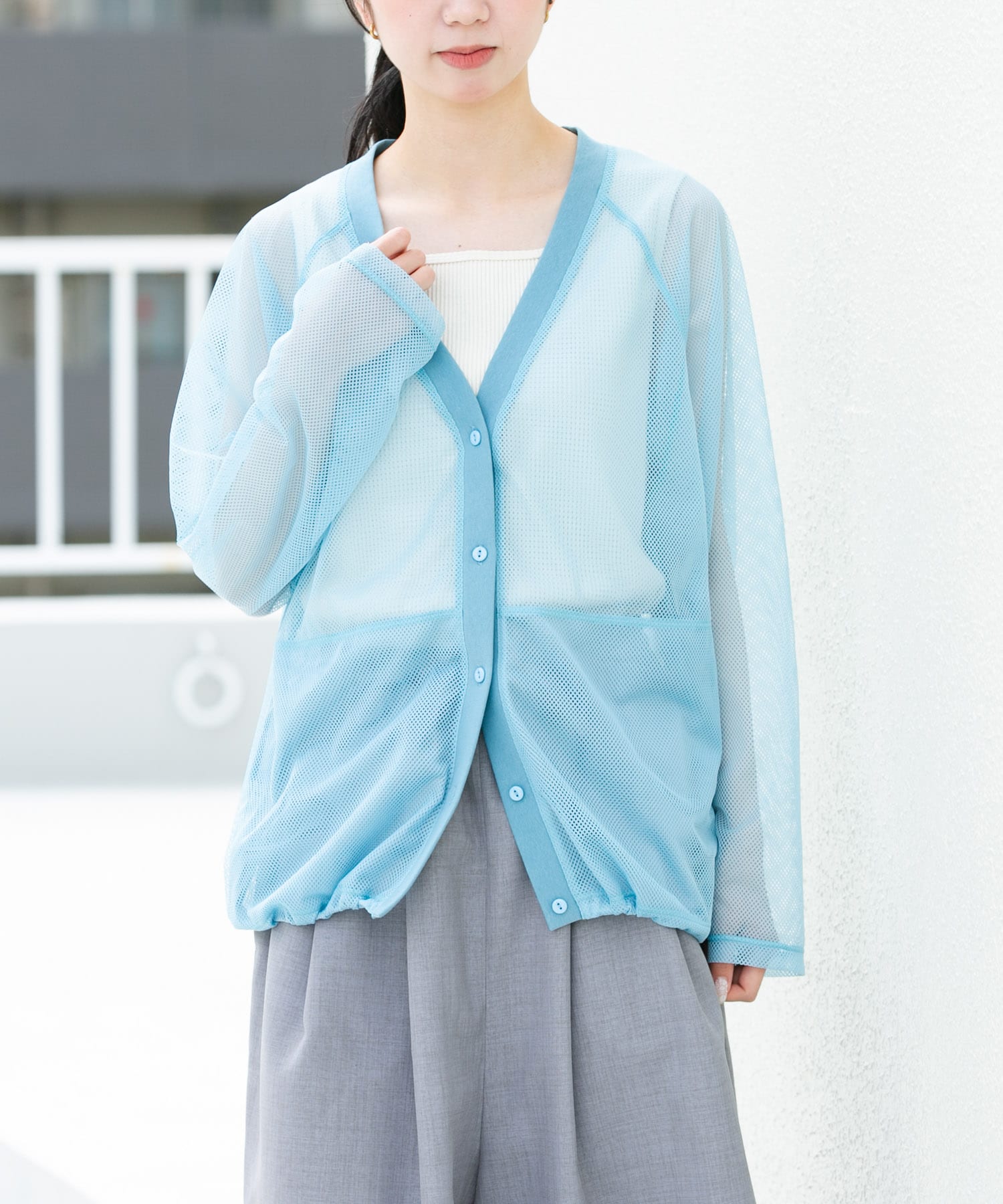 身長：161cm サイズ：one