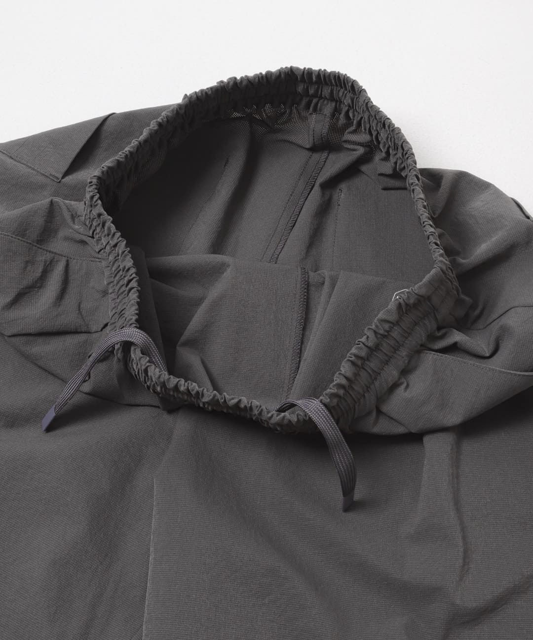 DOT AIR WIDE TROUSERS チャコール One