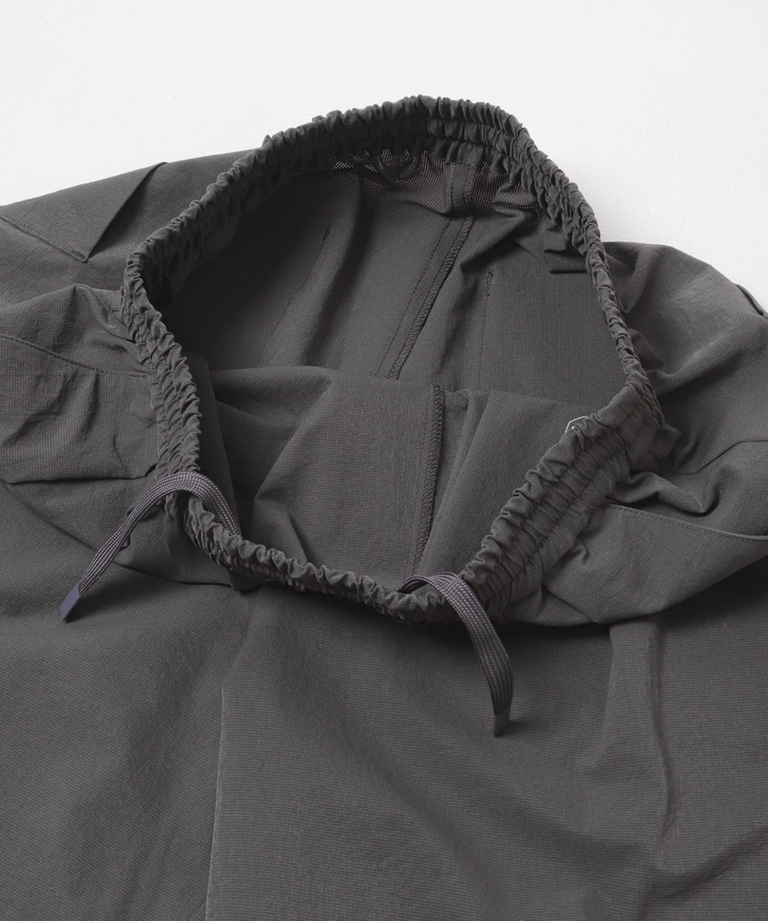 DOT AIR WIDE TROUSERS チャコール One