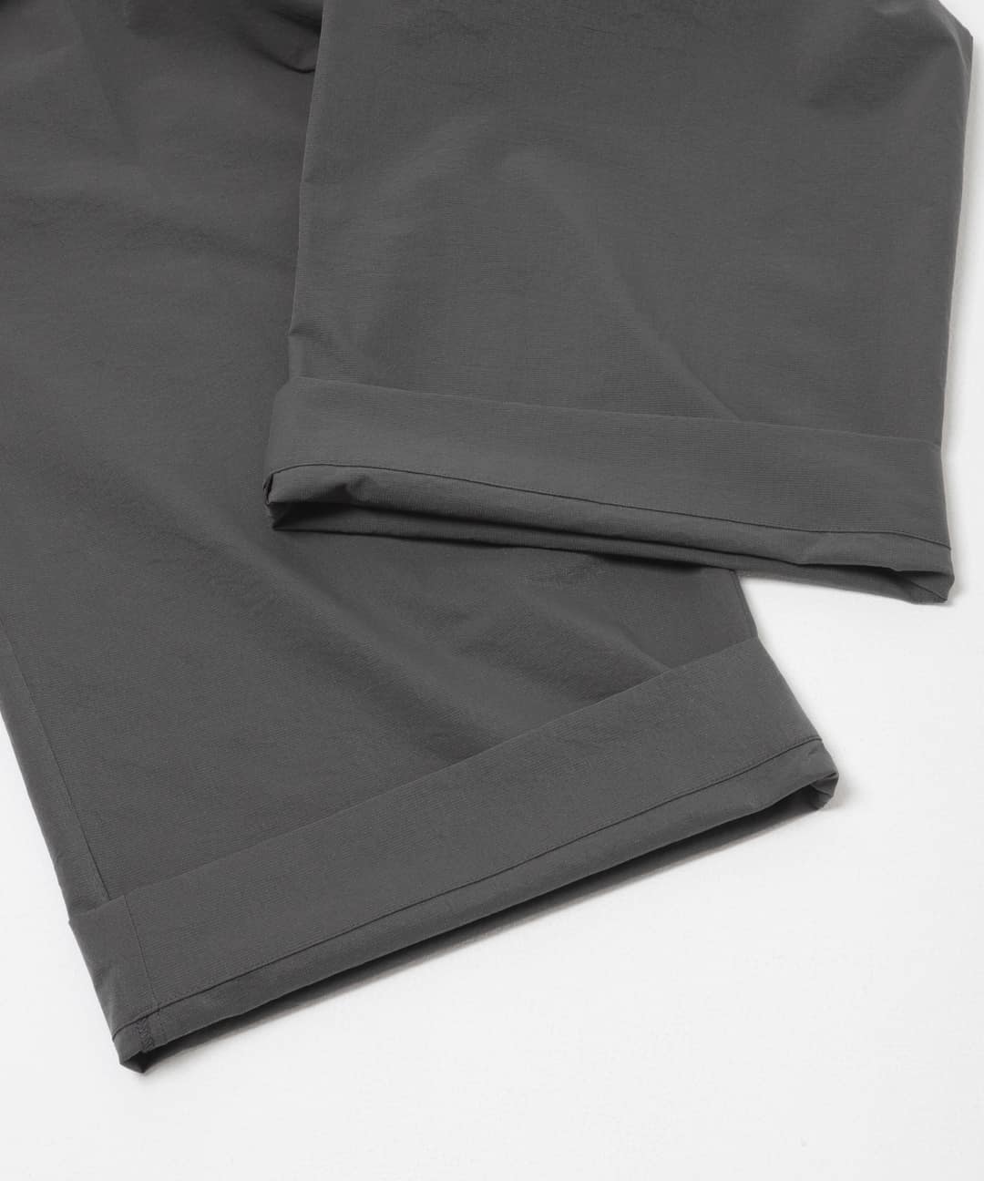DOT AIR WIDE TROUSERS チャコール One