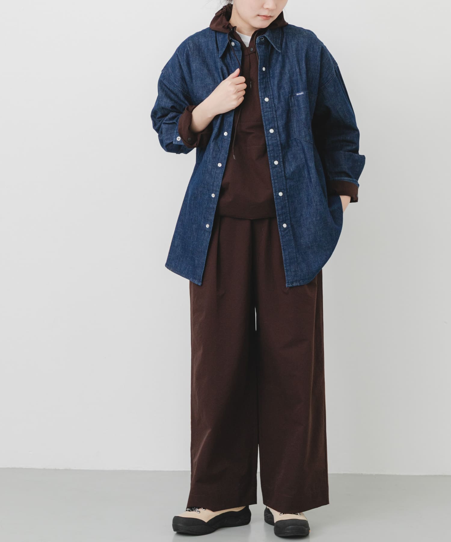 身長：169cm サイズ：one
