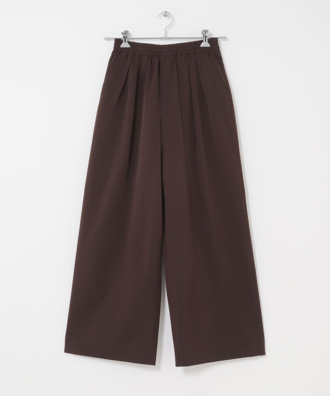 DOT AIR WIDE TROUSERS ブラウン One