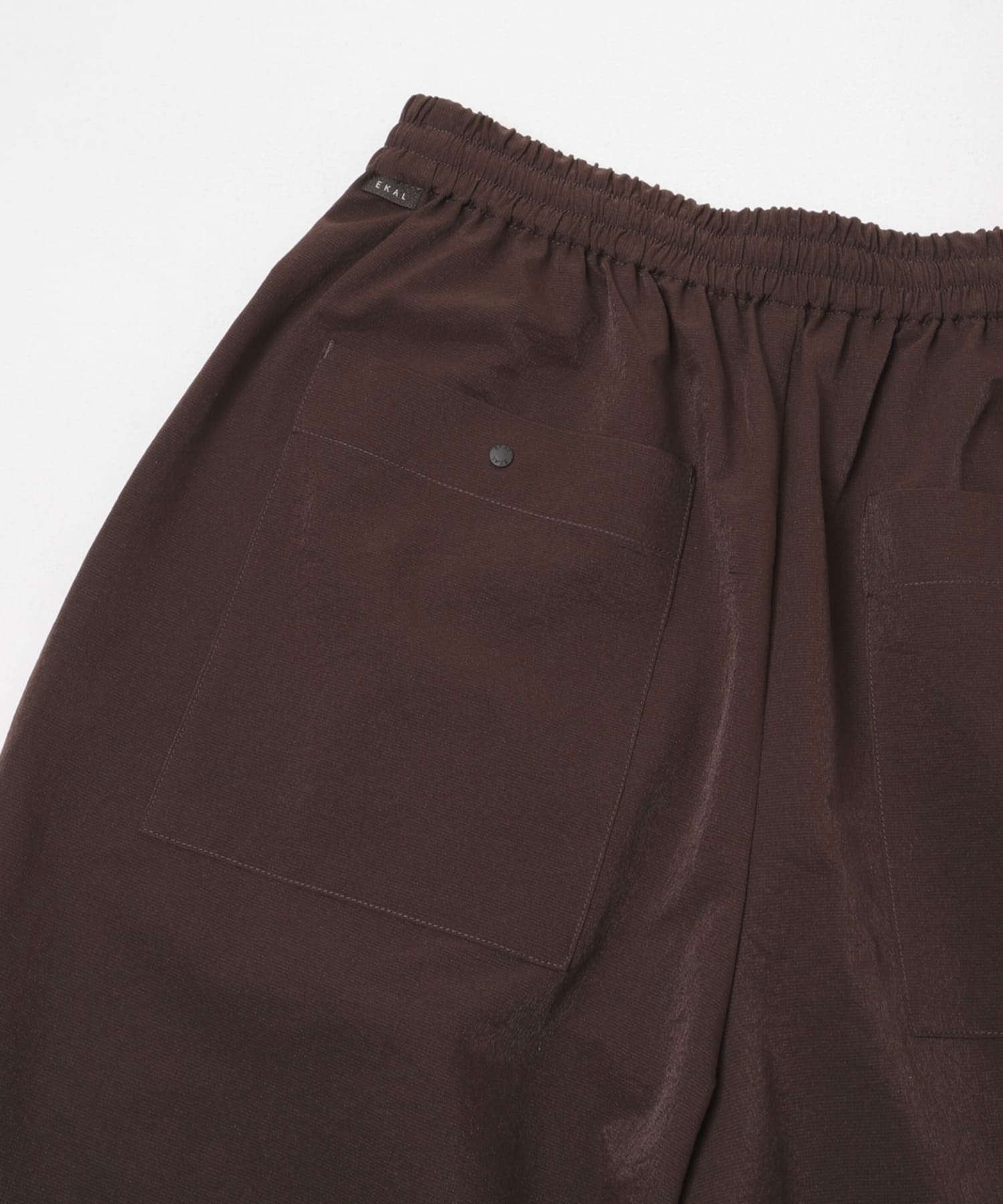 DOT AIR WIDE TROUSERS ブラウン One