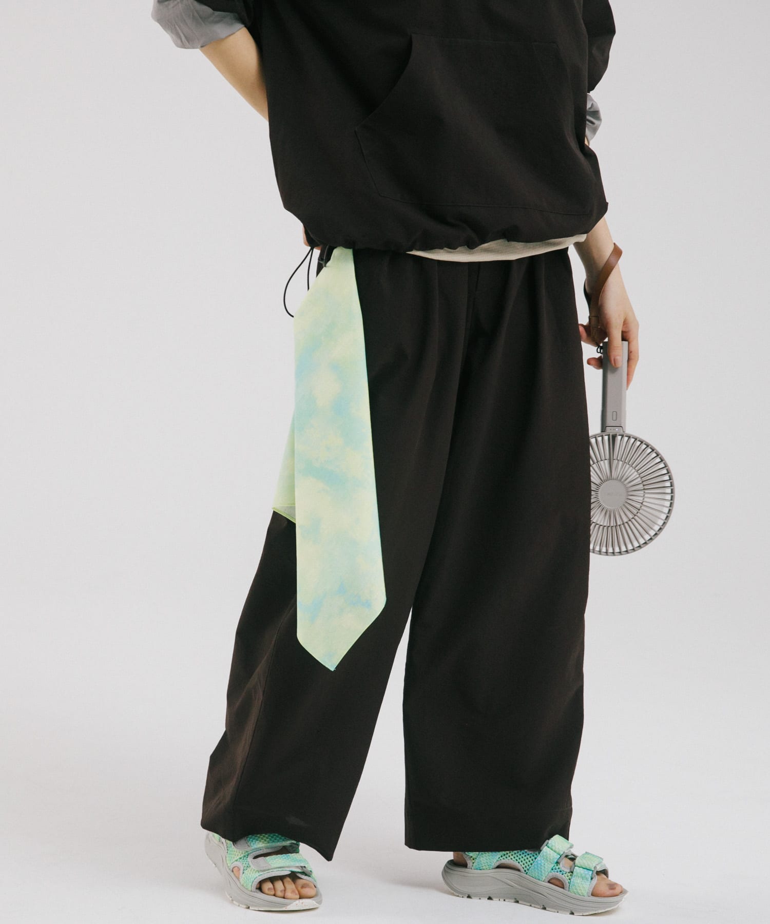 DOT AIR WIDE TROUSERS