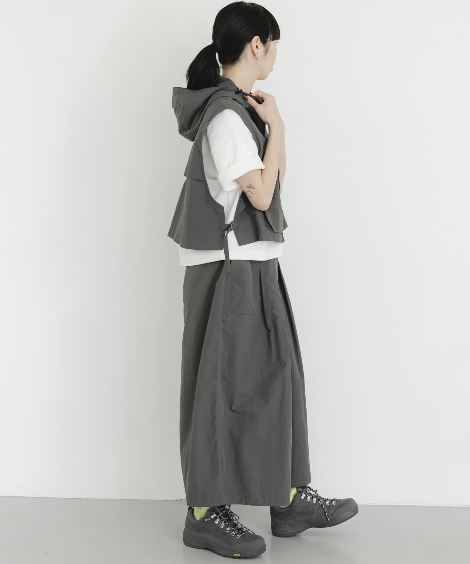 身長：161cm サイズ：one