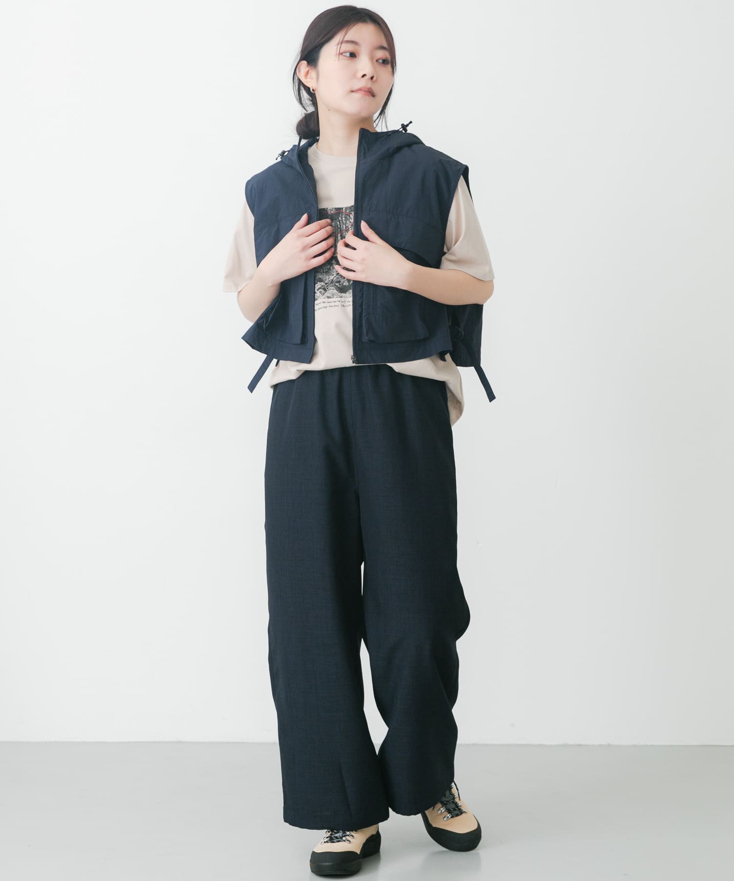 身長：169cm サイズ：one