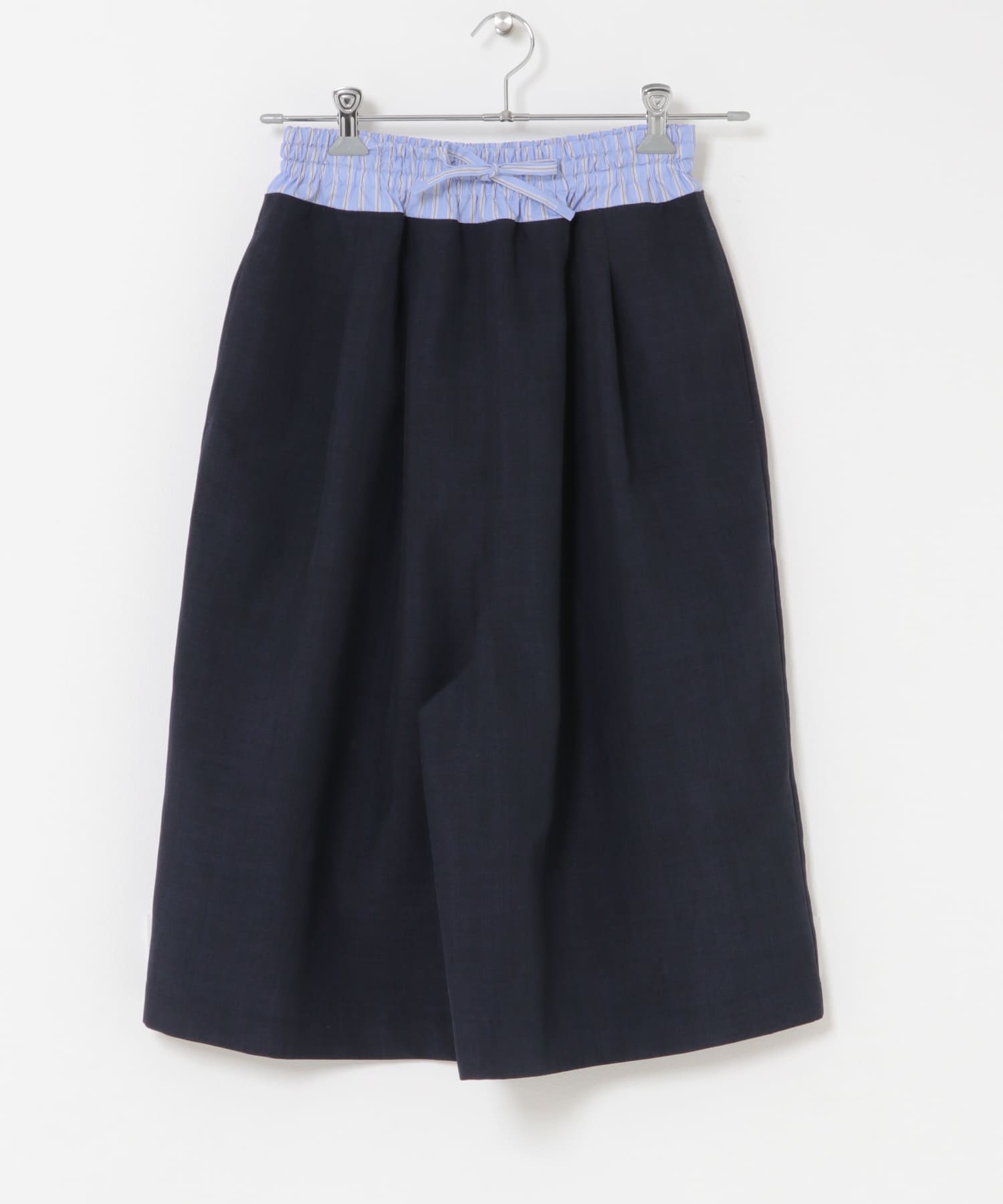 『UR TECH DRYLUXE』ハイツイストワイドバミューダパンツ ネイビー One