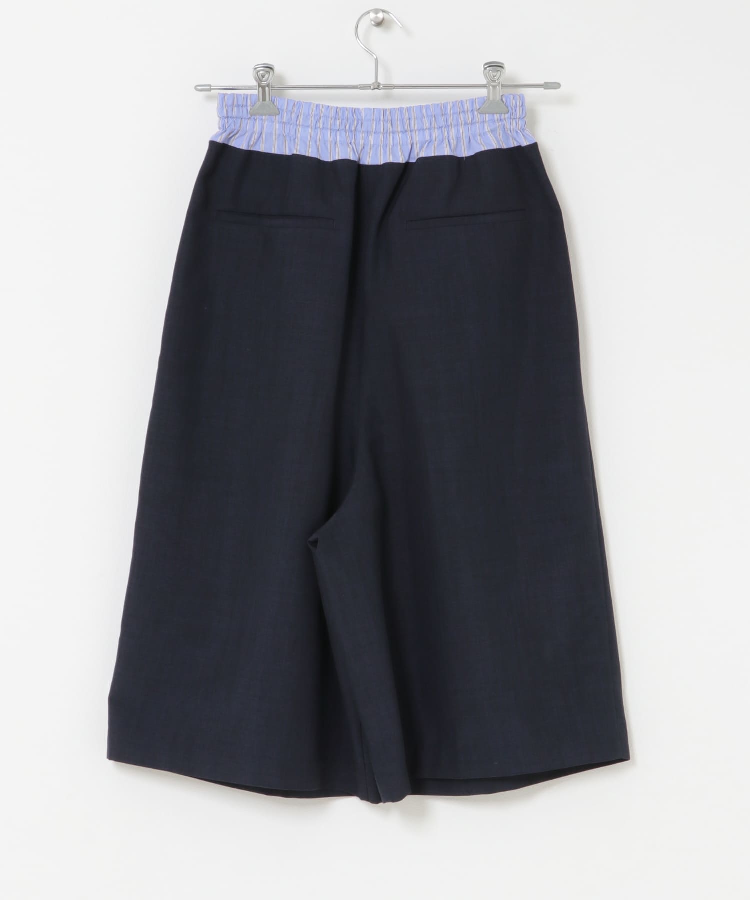 『UR TECH DRYLUXE』ハイツイストワイドバミューダパンツ ネイビー One