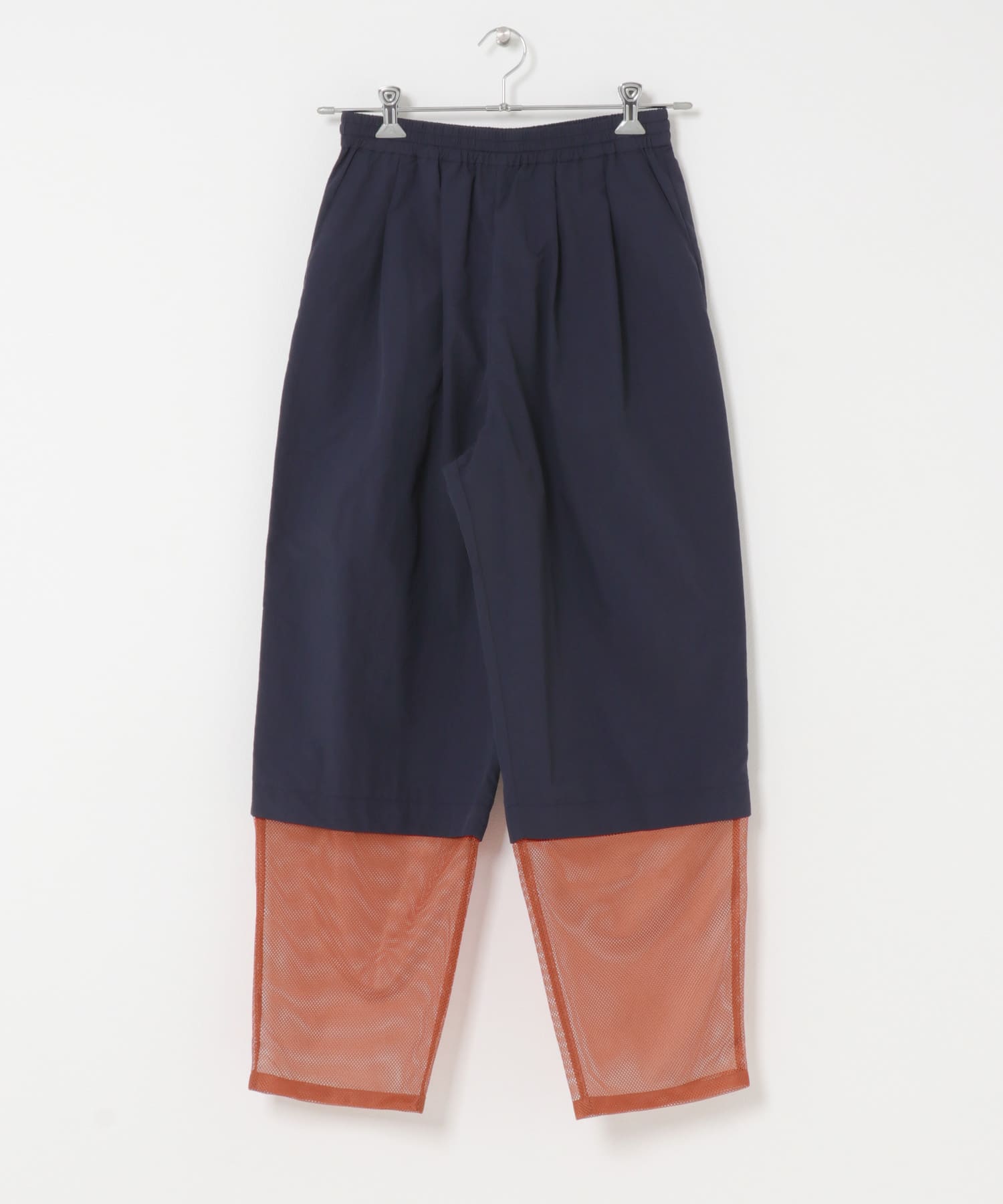 『UR TECH』ナイロンタッサーメッシュトラウザー ネイビー One