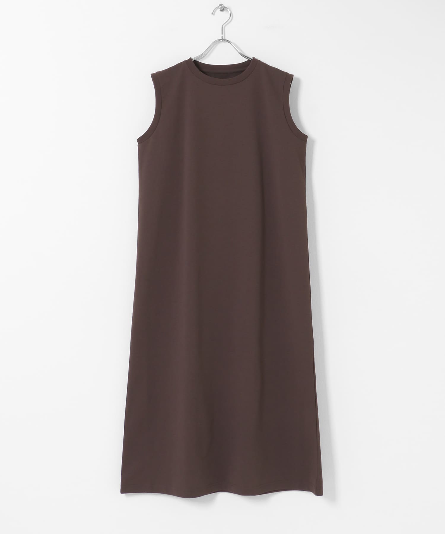 『UVカット/吸水速乾』DRY OUT SLEEVLESS ONEPIECE ブラウン One