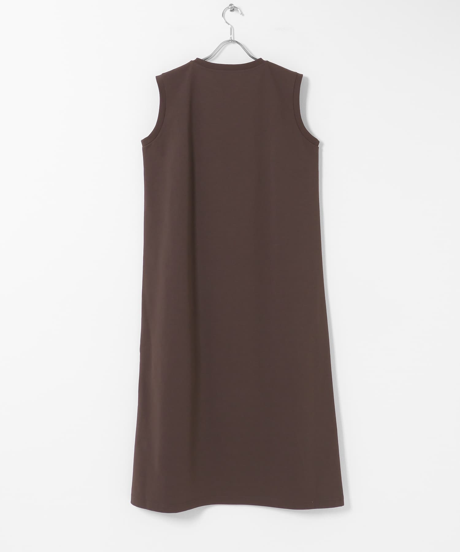 『UVカット/吸水速乾』DRY OUT SLEEVLESS ONEPIECE ブラウン One