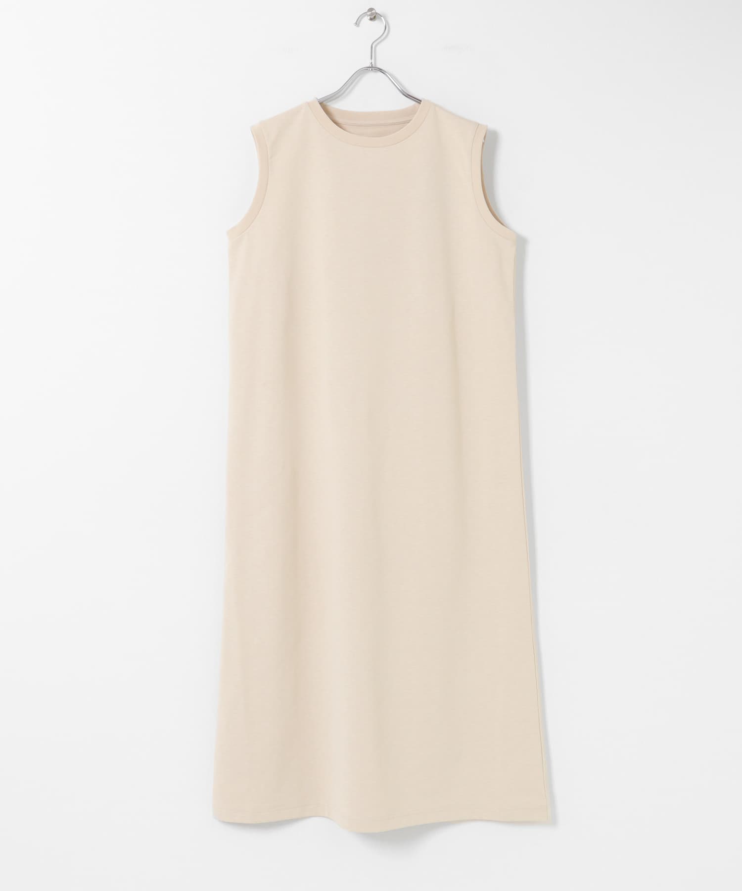 『UVカット/吸水速乾』DRY OUT SLEEVLESS ONEPIECE アイボリー One