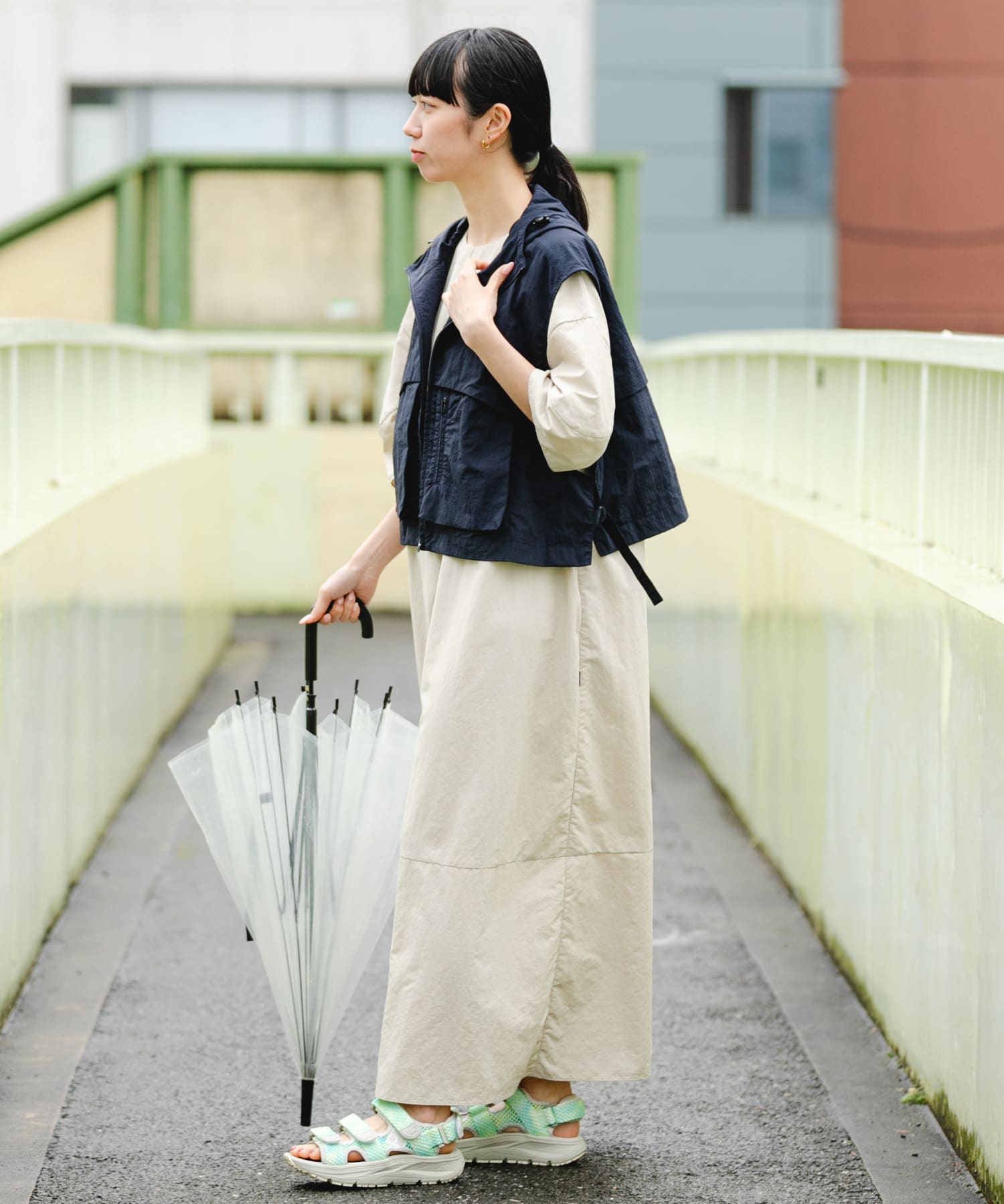 身長：161cm サイズ：one