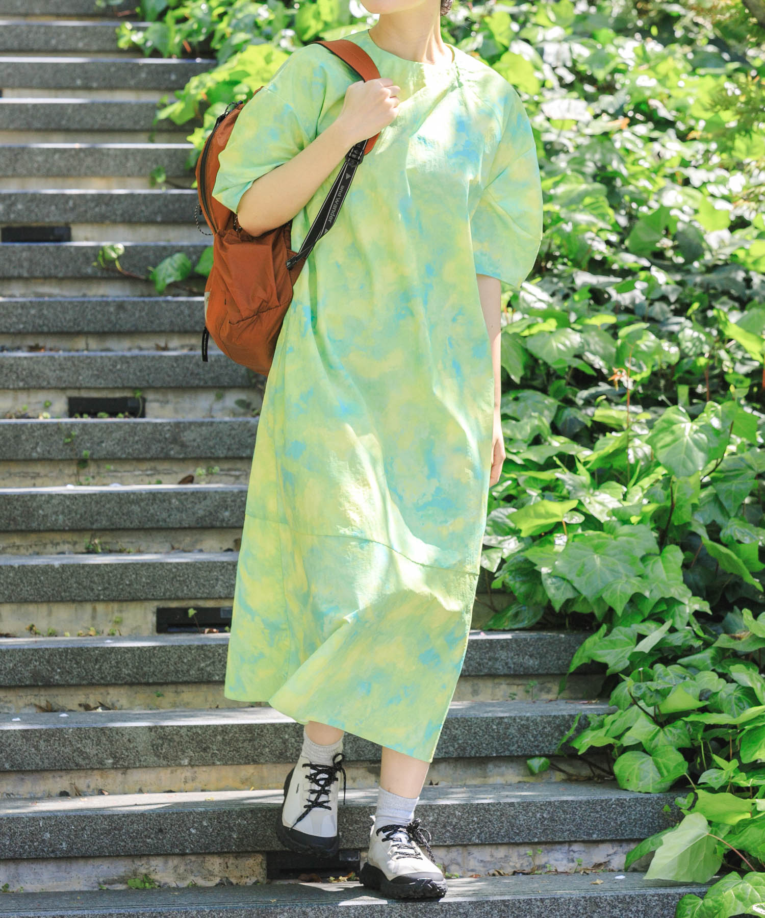 『UR TECH』ナイロンタッサーワンピース