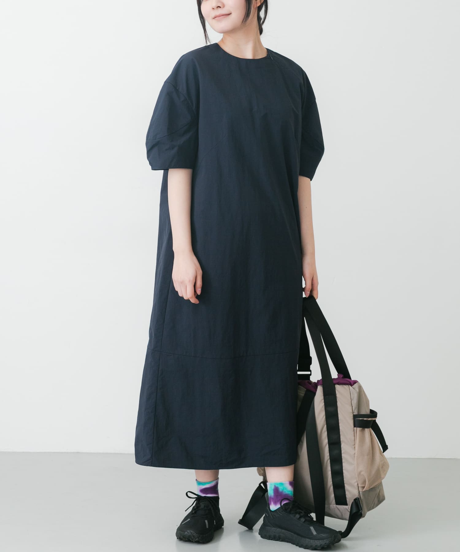 『UR TECH』ナイロンタッサーワンピース