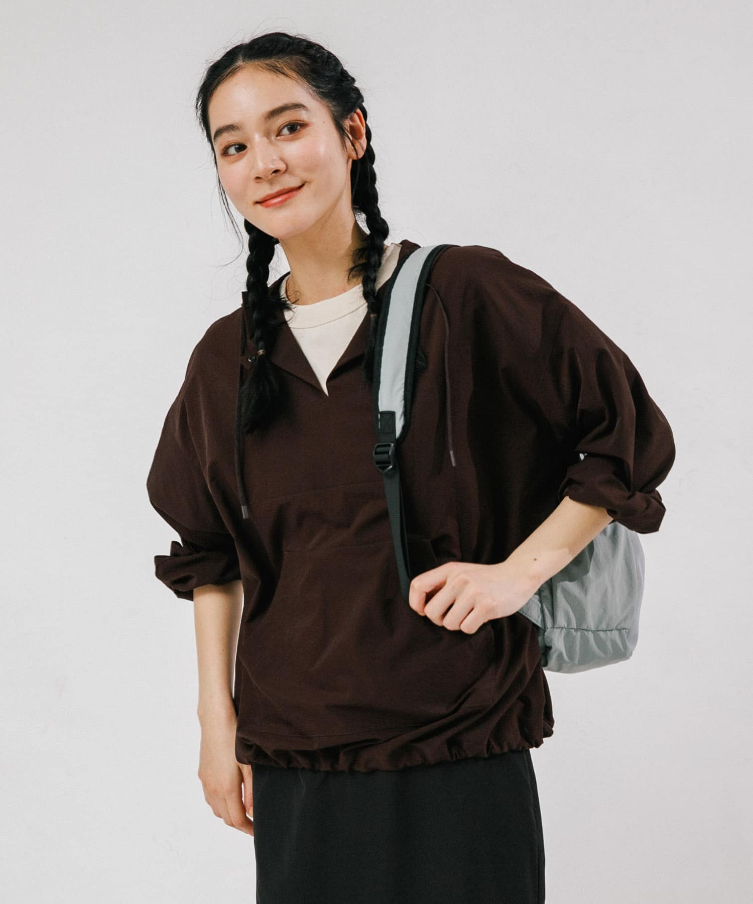 身長：168cm サイズ：one