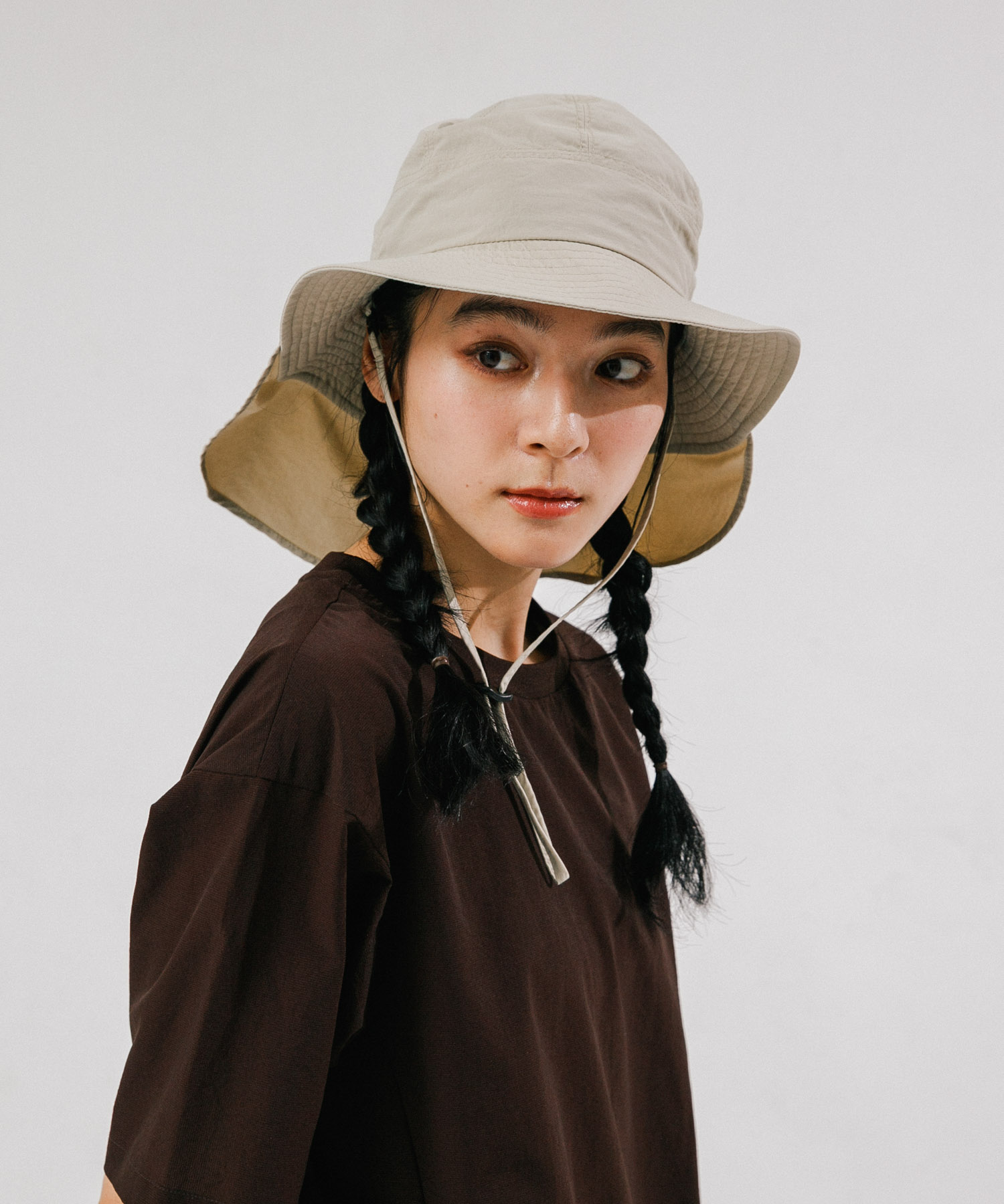 『UR TECH』ナイロンタッサーサンシェードハット