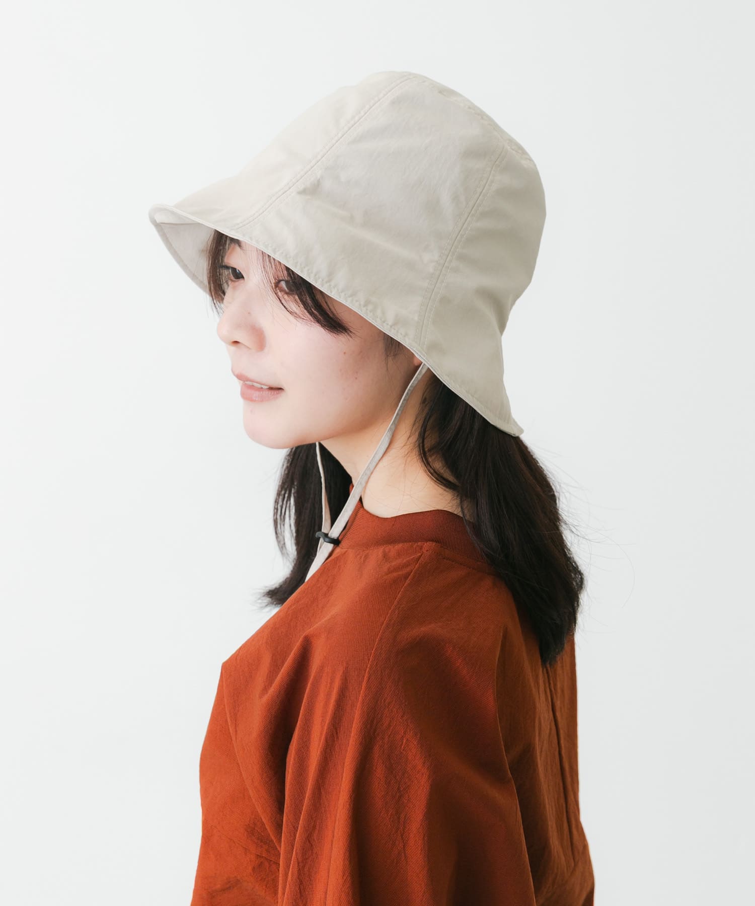 『UR TECH』ナイロンタッサーチューリップハット