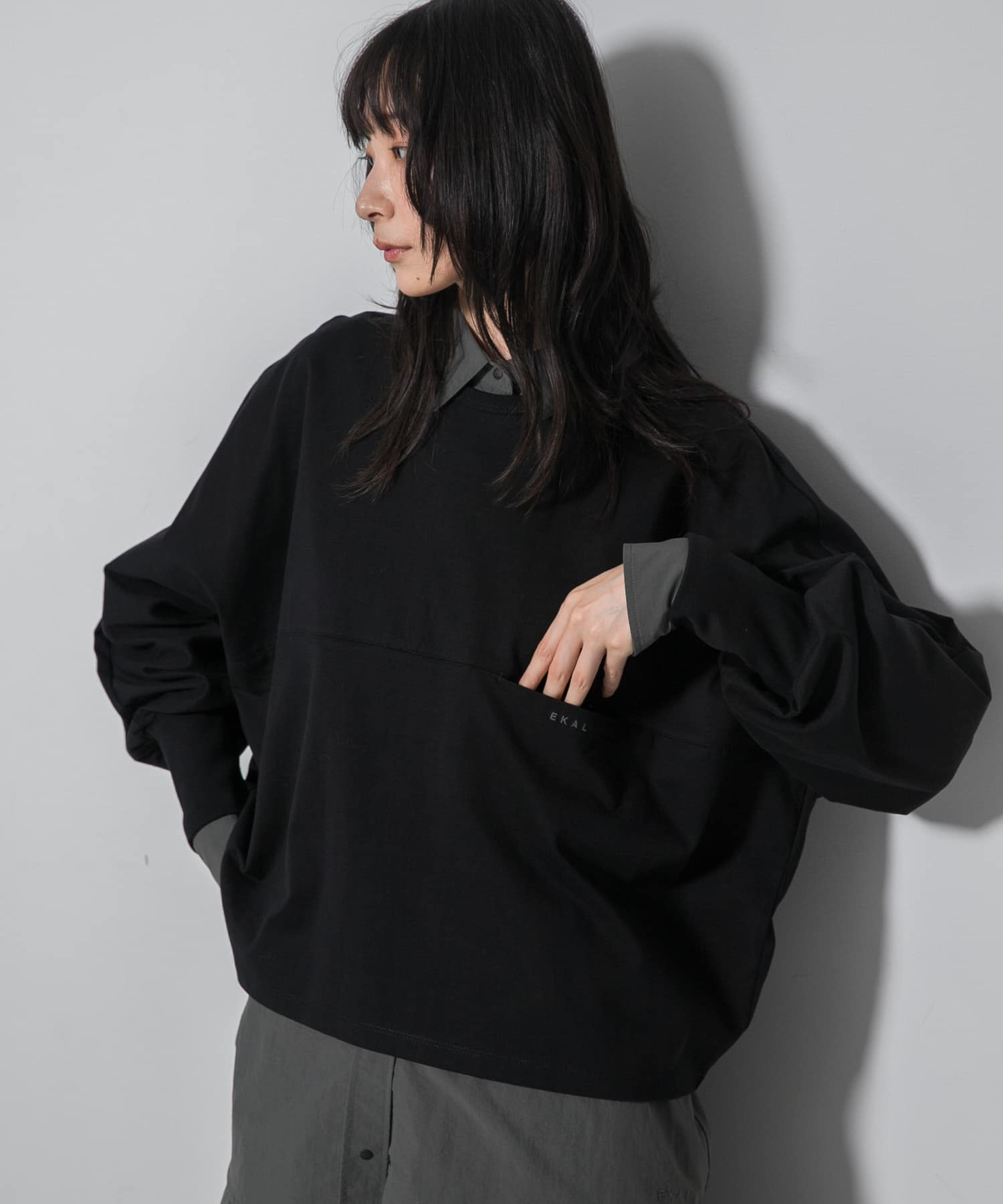 身長：168cm サイズ：one