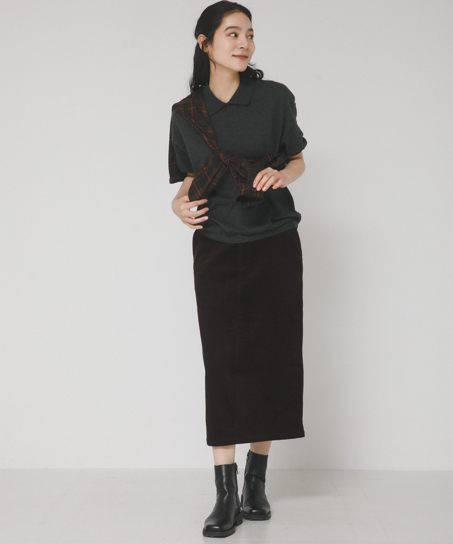 身長：168cm サイズ：one