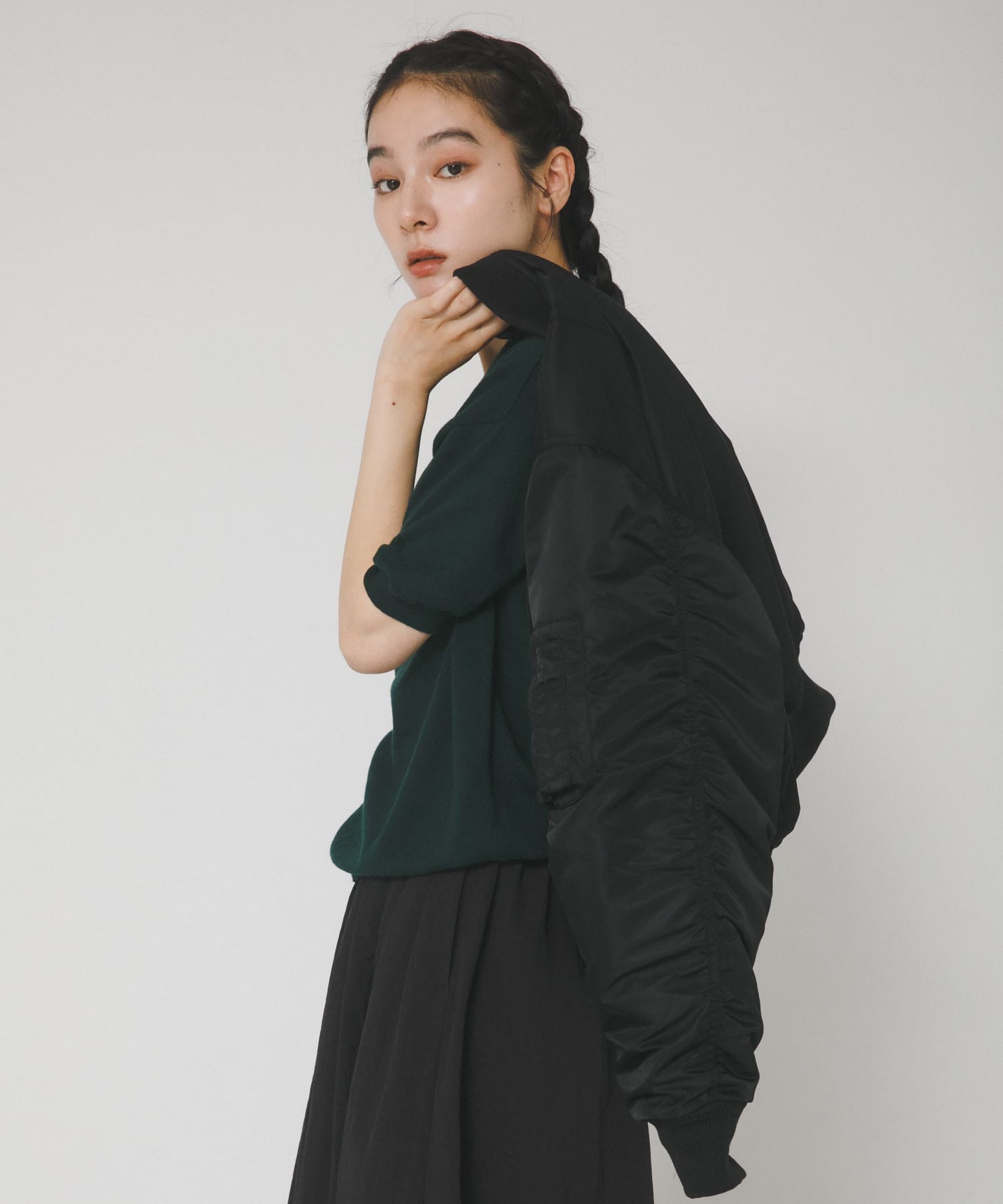 身長：168cm サイズ：one