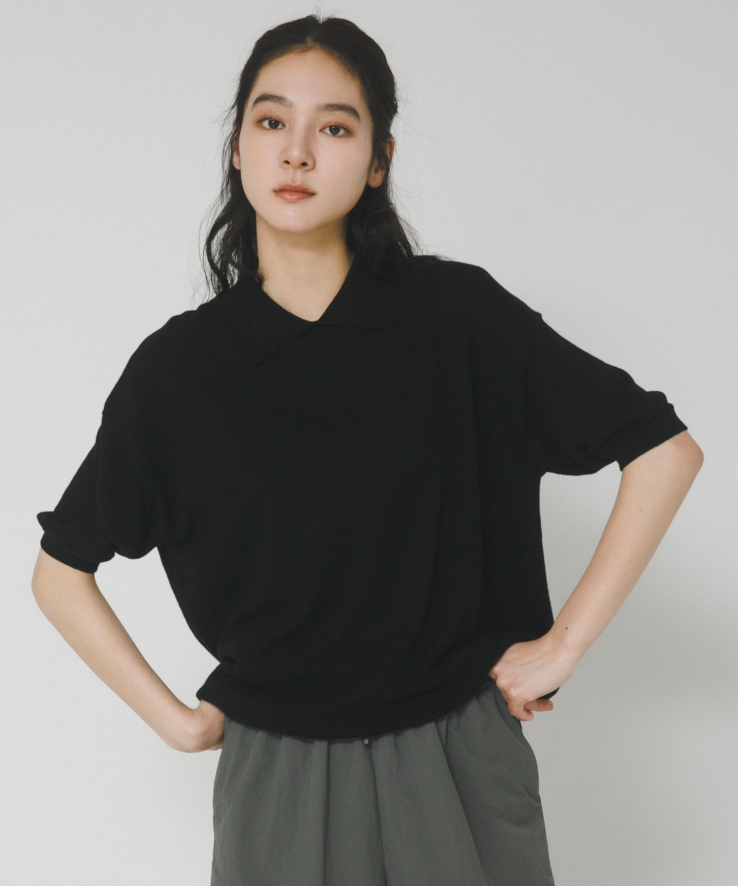 身長：168cm サイズ：one