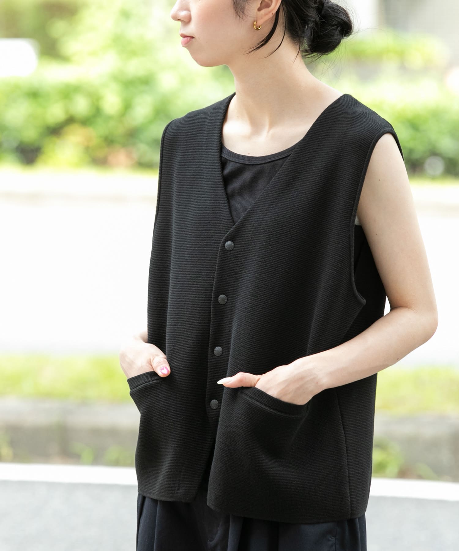 身長：161cm サイズ：one