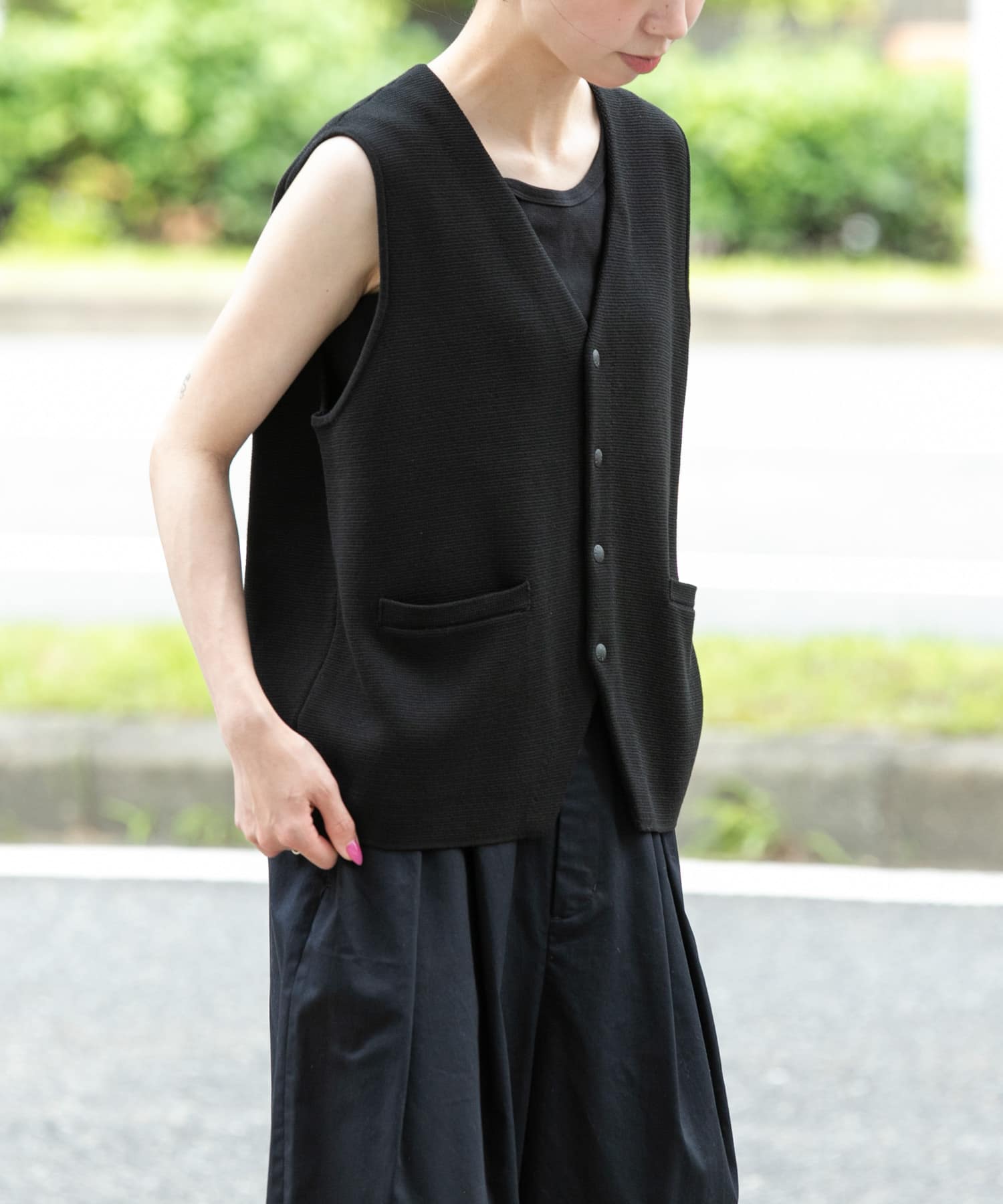 身長：161cm サイズ：one