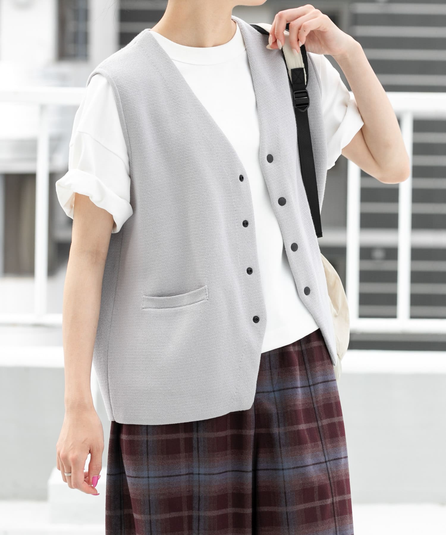 身長：161cm サイズ：one