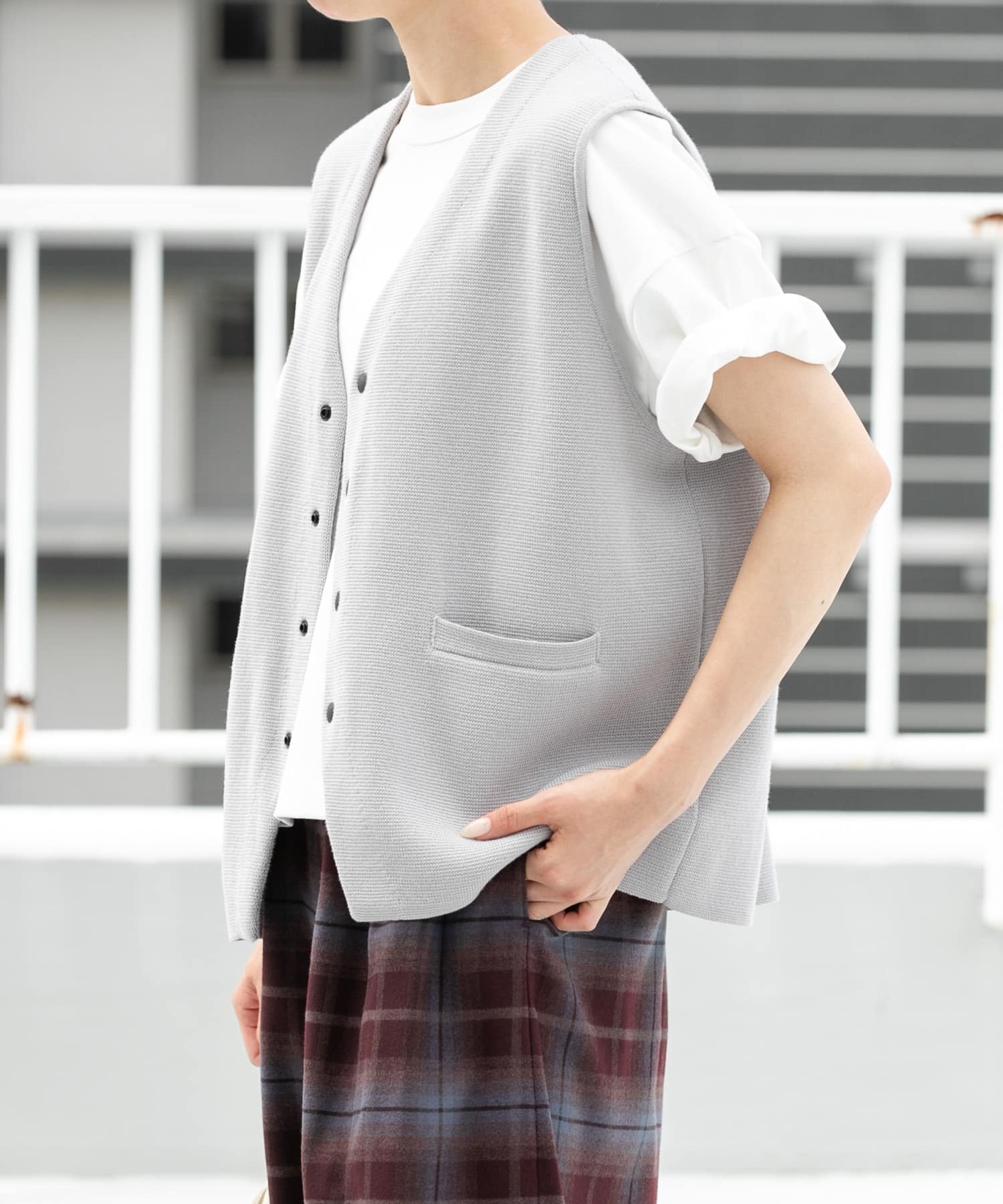 身長：161cm サイズ：one