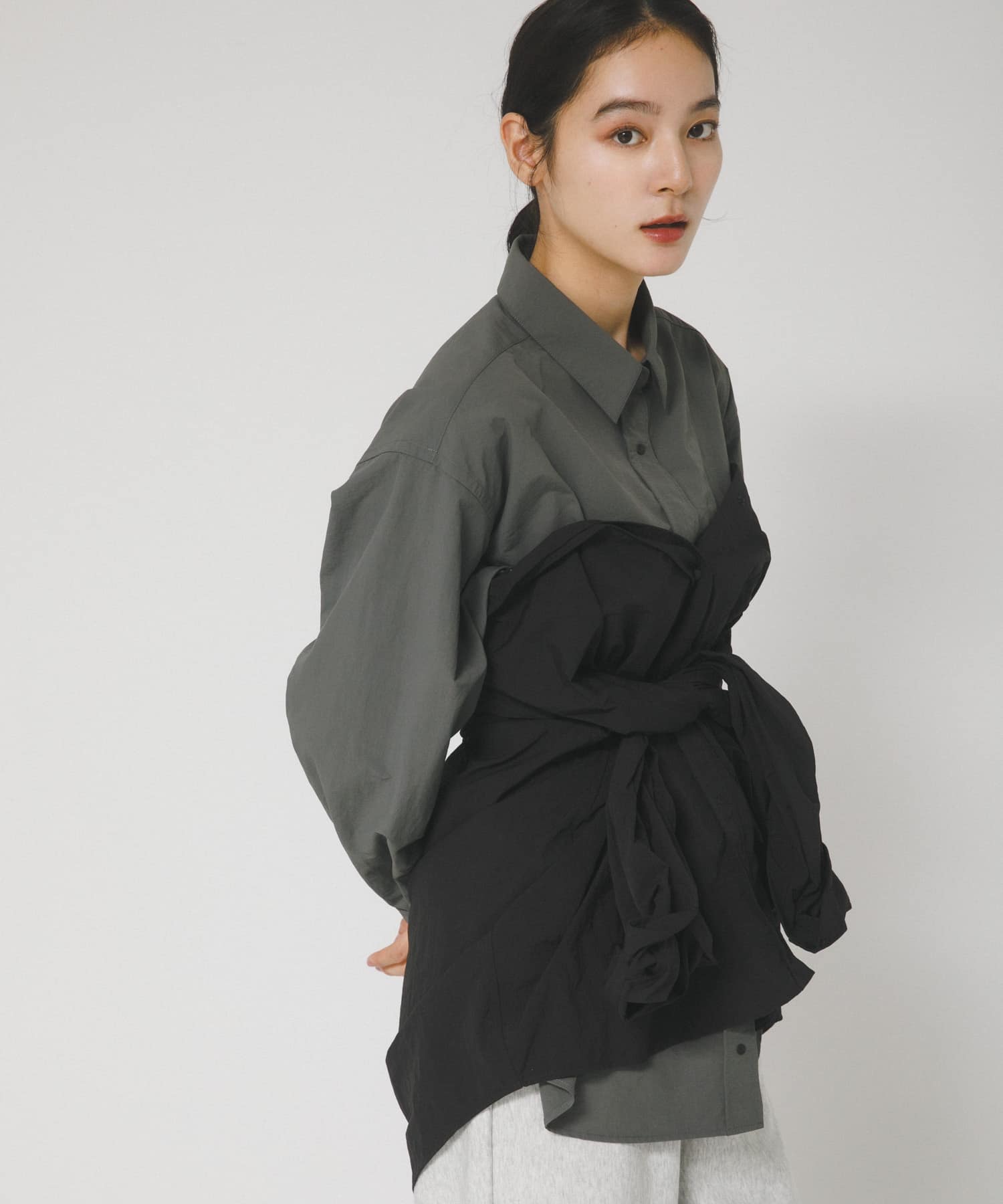 身長：168cm サイズ：one