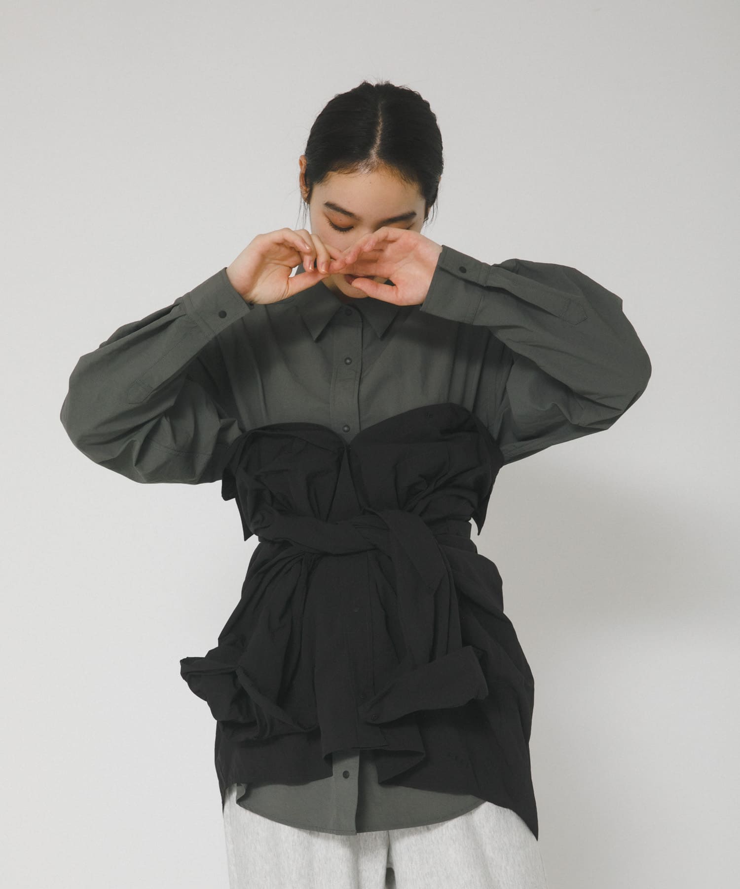 身長：168cm サイズ：one