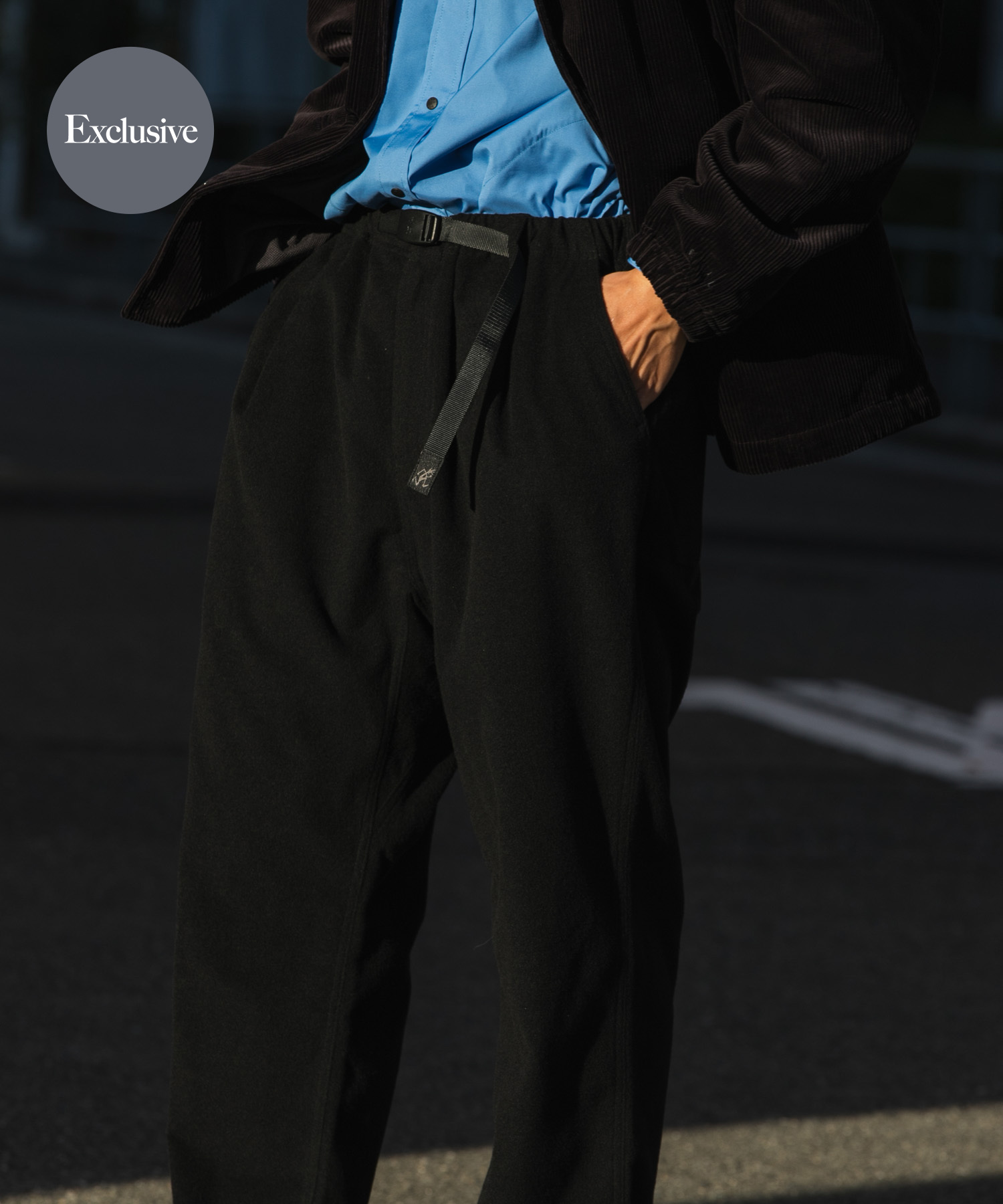 『別注』Gramicci for EKAL　WOOL BLEND FLANNEL トラウザー